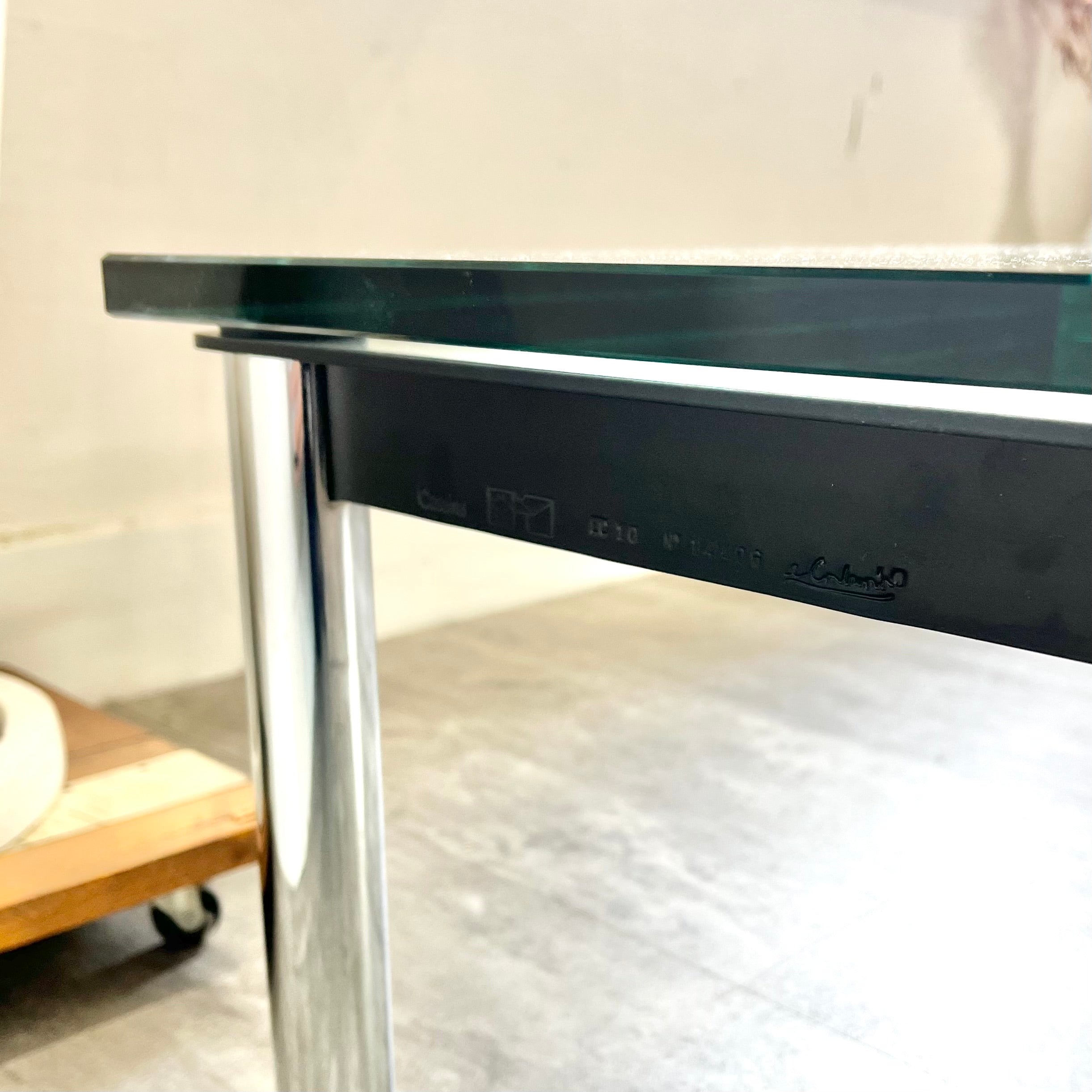 カッシーナ / Cassina LC10-P 10 TABLE EN TUBE センターテーブル ガラス ル・コルビュジェ