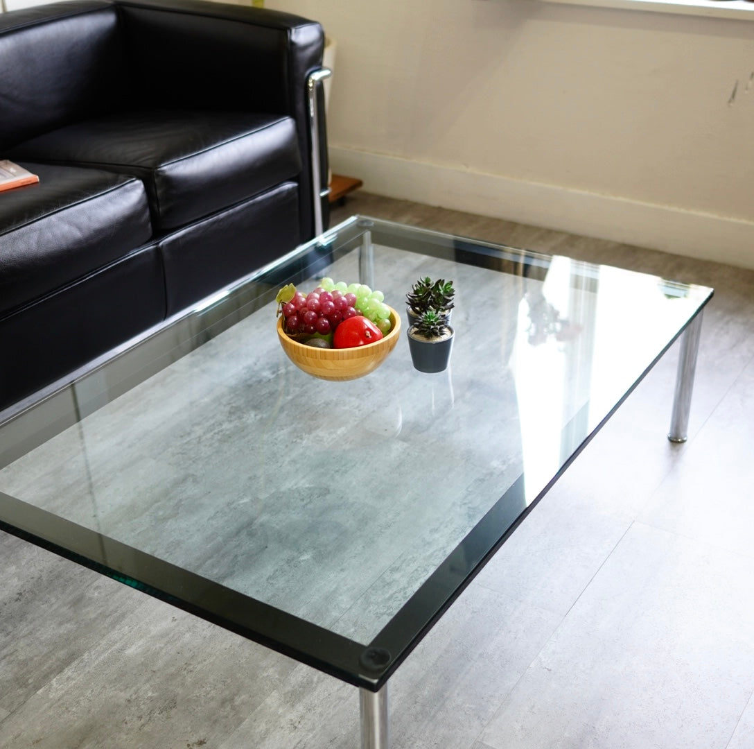 カッシーナ Cassina LC10-P 10 TABLE EN TUBE センターテーブル ガラス 