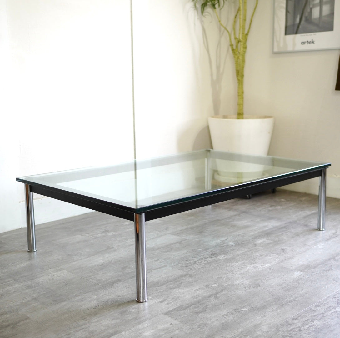 カッシーナ / Cassina LC10-P 10 TABLE EN TUBE センターテーブル ガラス ル・コルビュジェ