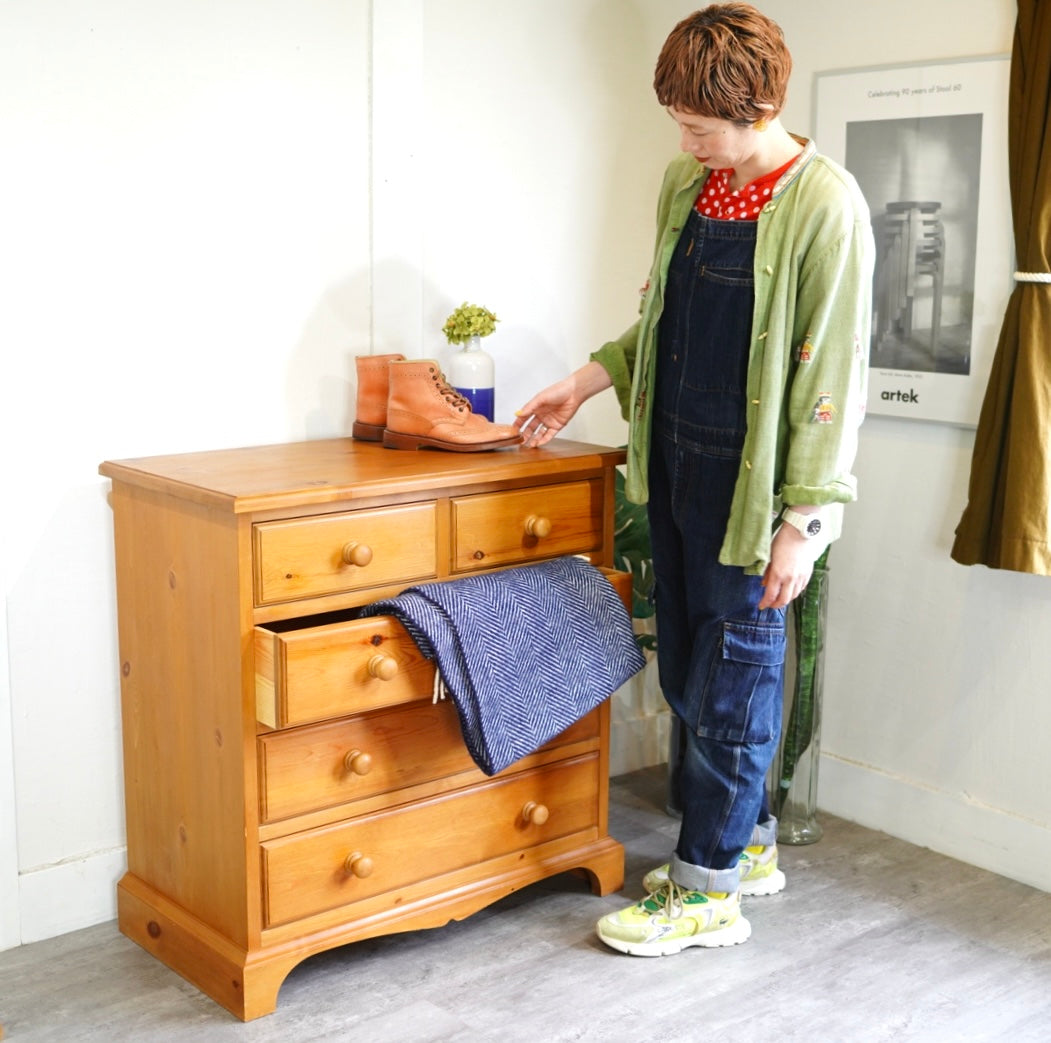 ザ・ペニーワイズ / THE PENNY WISE パイン材4段チェスト