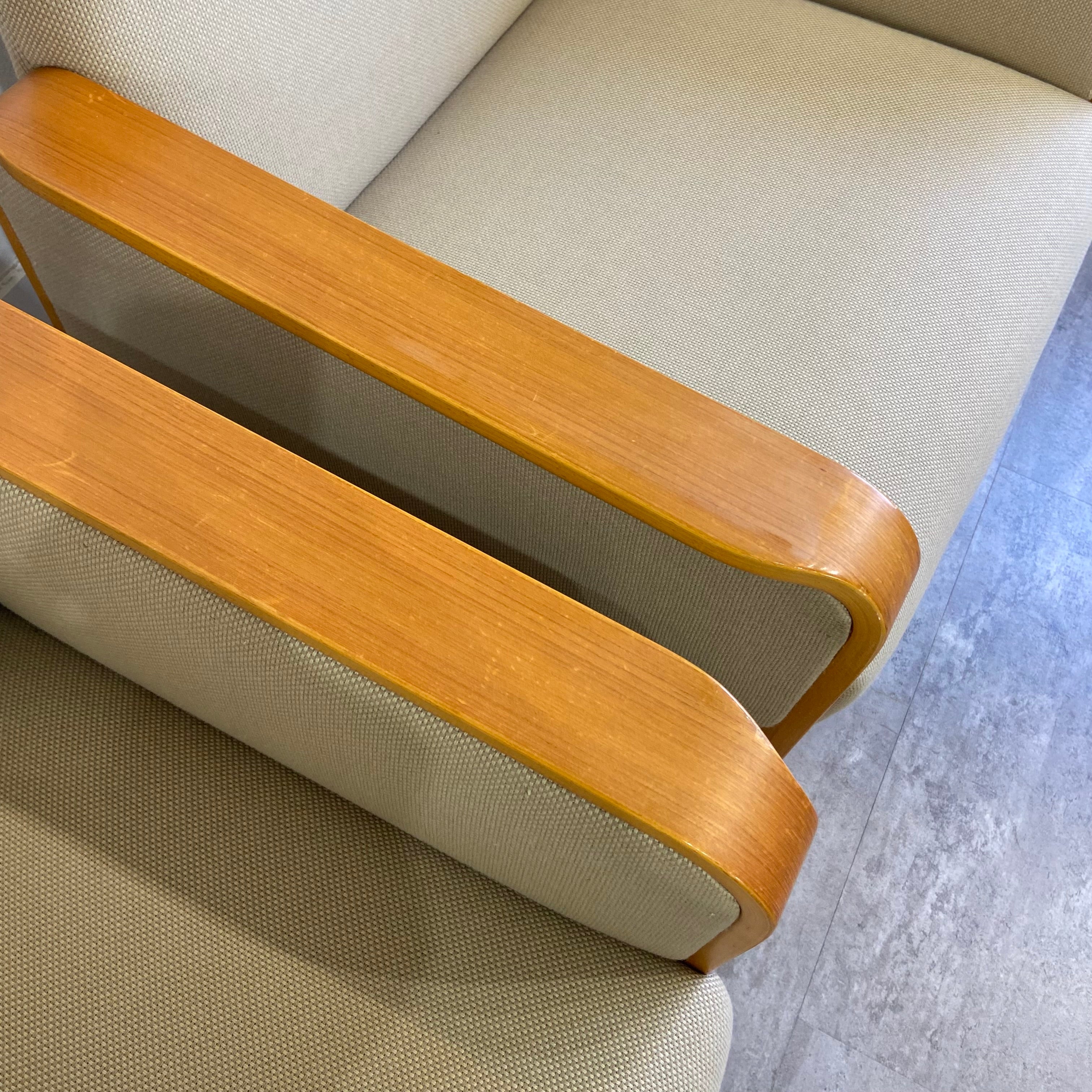 天童木工 / Tendo プライウッド アームソファ 1人掛け レトロ