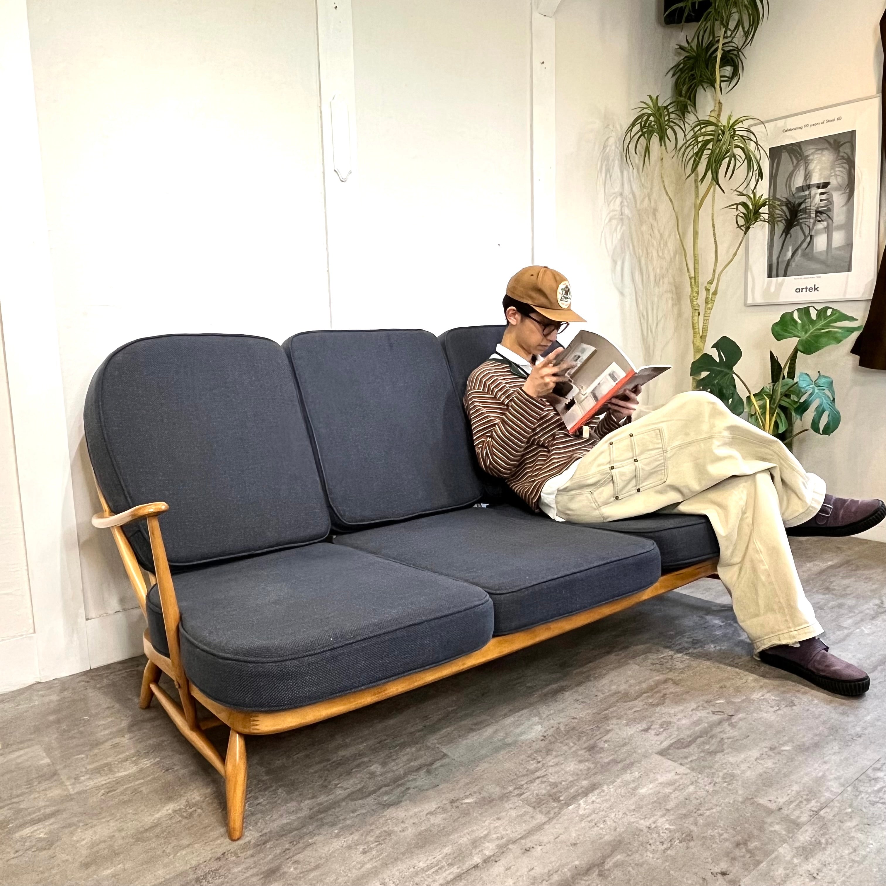 アーコール / ERCOL 3シーター ソファ イギリス ヴィンテージ