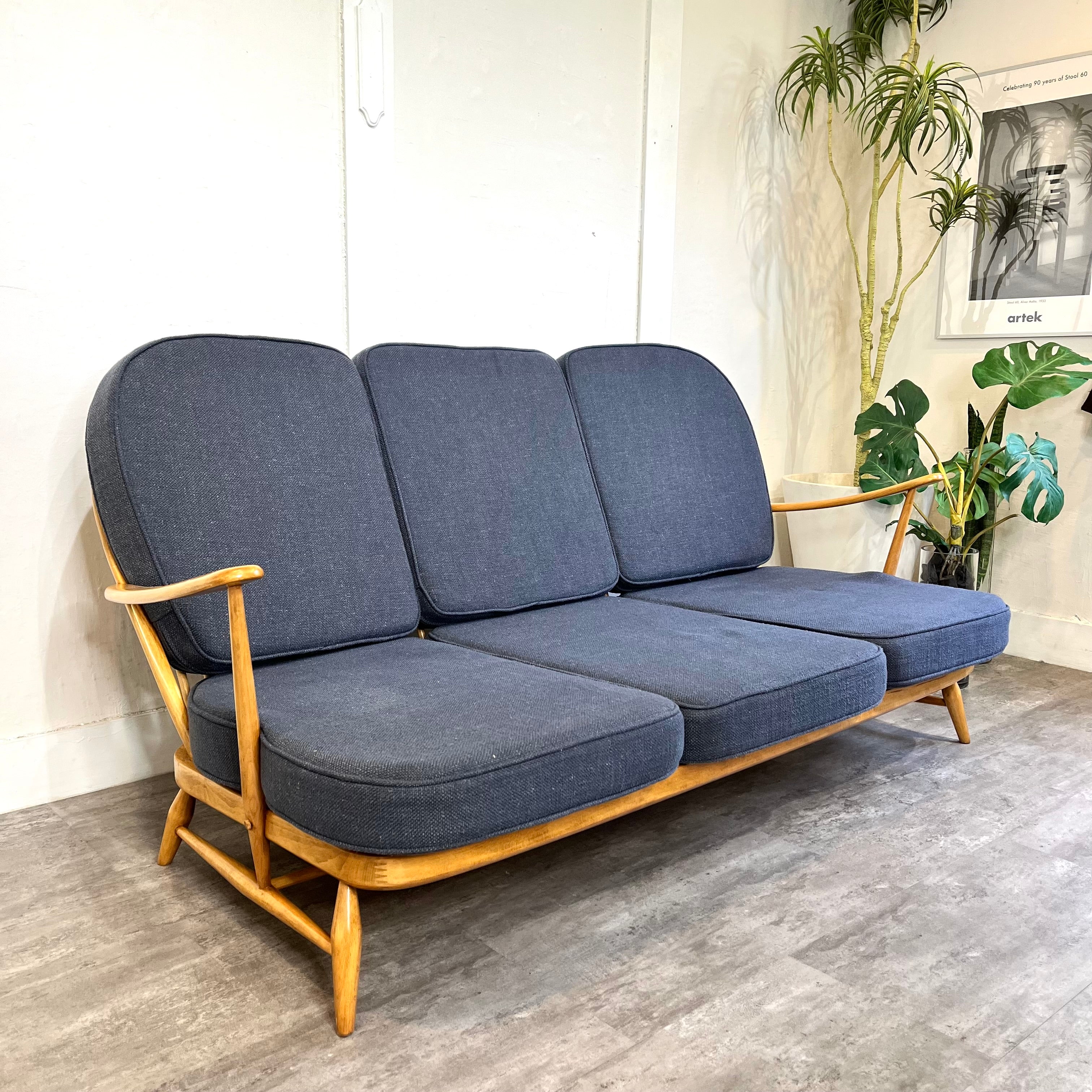 アーコール / ERCOL 3シーター ソファ イギリス ヴィンテージ