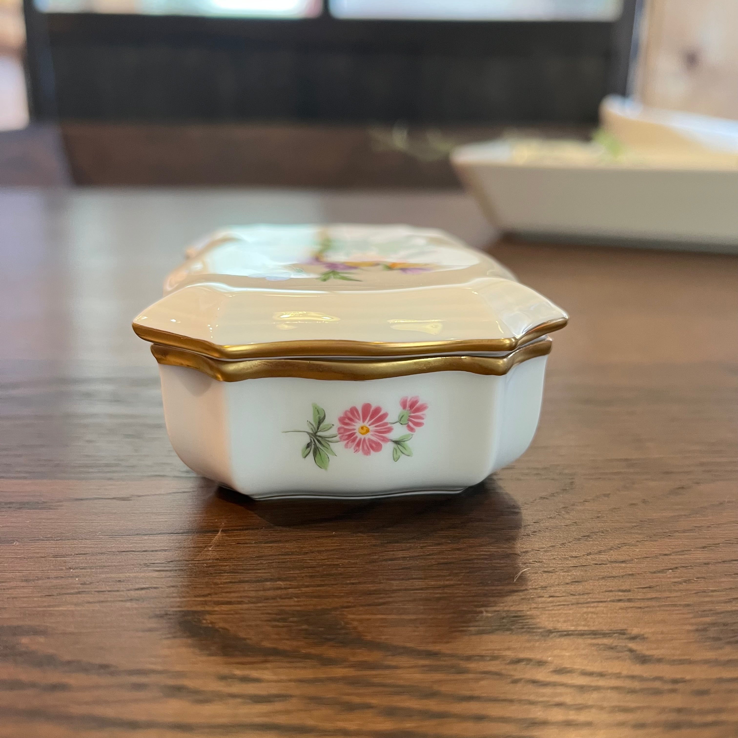 マイセン / Meissen 小物入れ スミレ 花