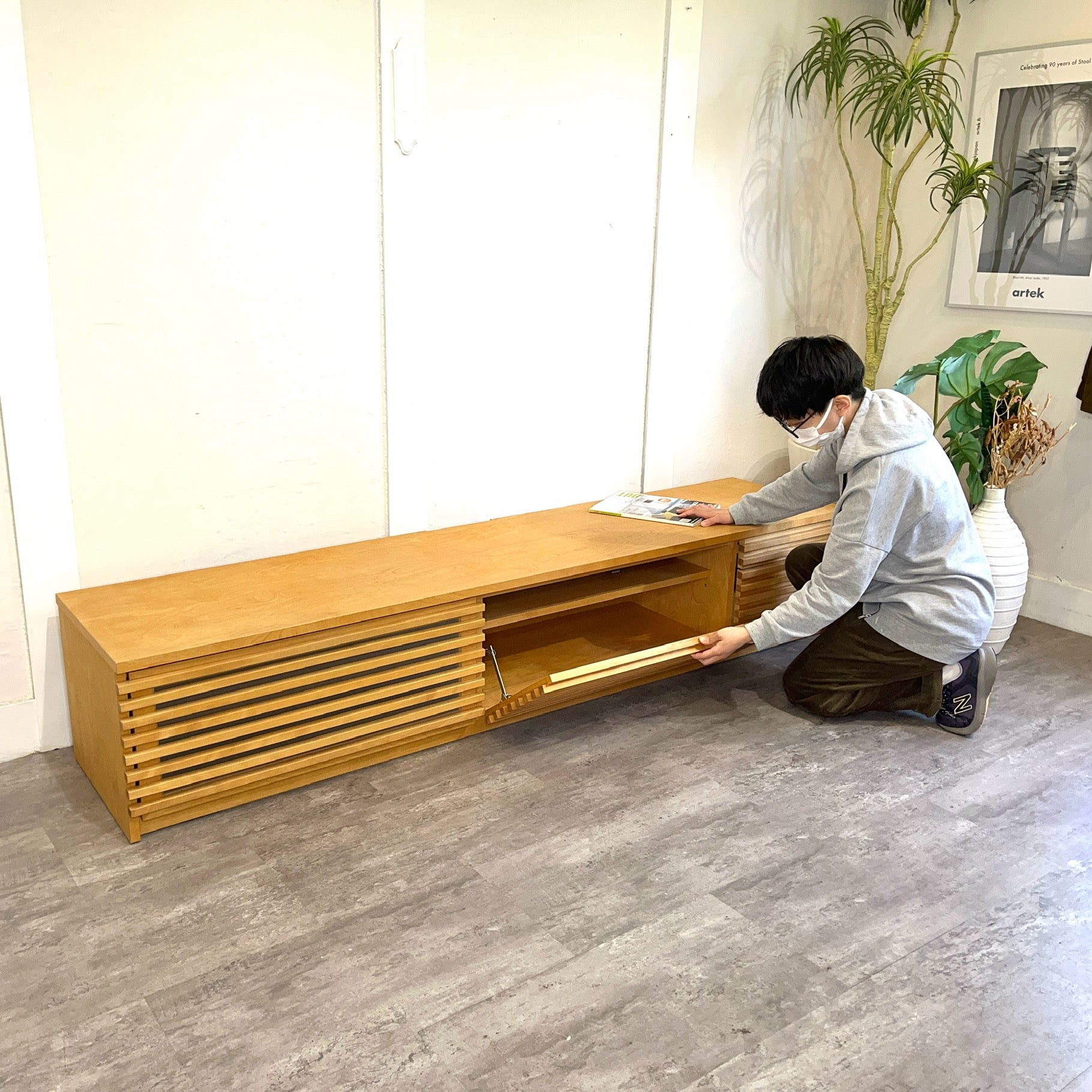 シャルドネ / CHARDONNAY TVボード メープル材