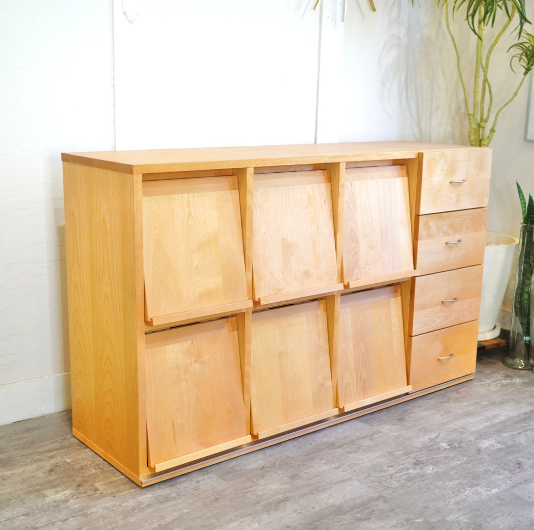 シャルドネ / CHARDONNAY フラップサイドボード マガジンラック 3列2段 ブックシェルフ