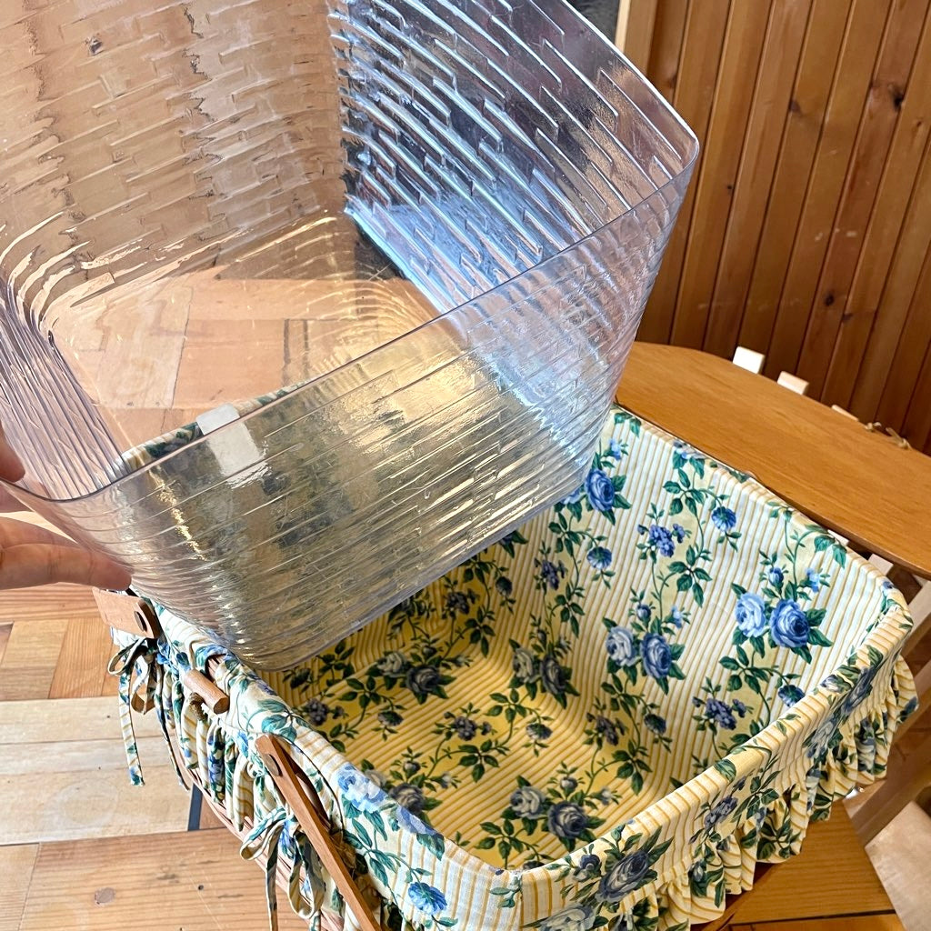 ロンガバーガー/Longaberger バスケット【4】 蓋付きかご ヴィンテージ カントリー