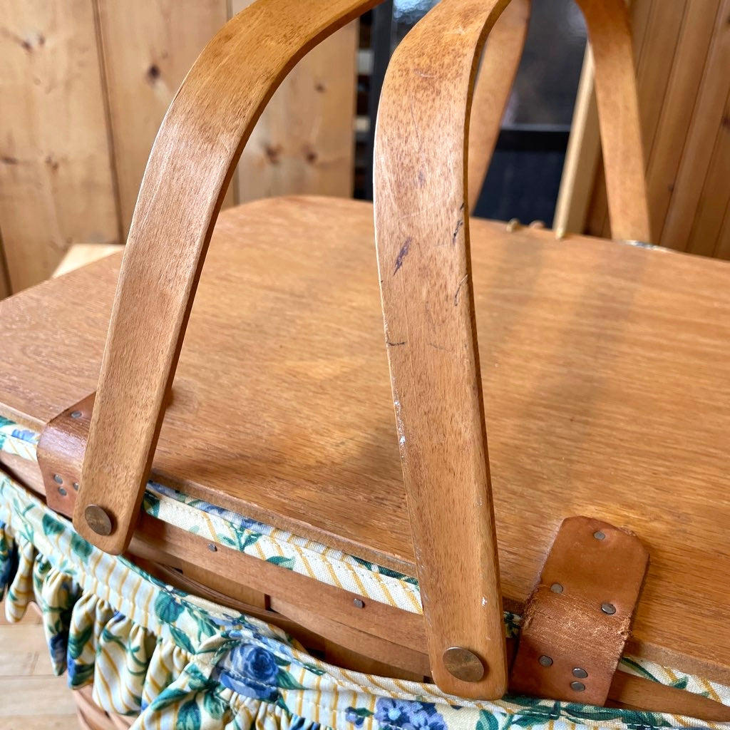 ロンガバーガー/Longaberger バスケット【4】 蓋付きかご ヴィンテージ カントリー