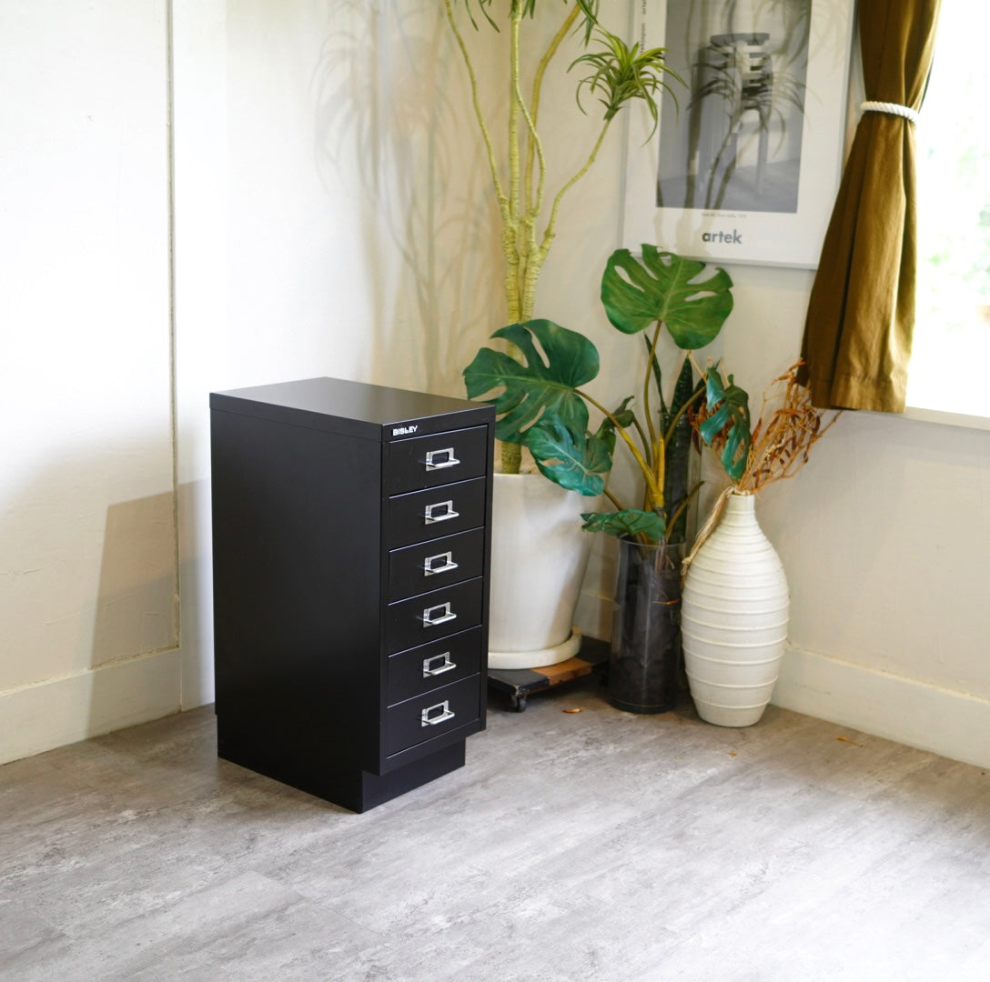 ビスレー / BISLEY 29シリーズ A4キャビネット 6段 ブラック