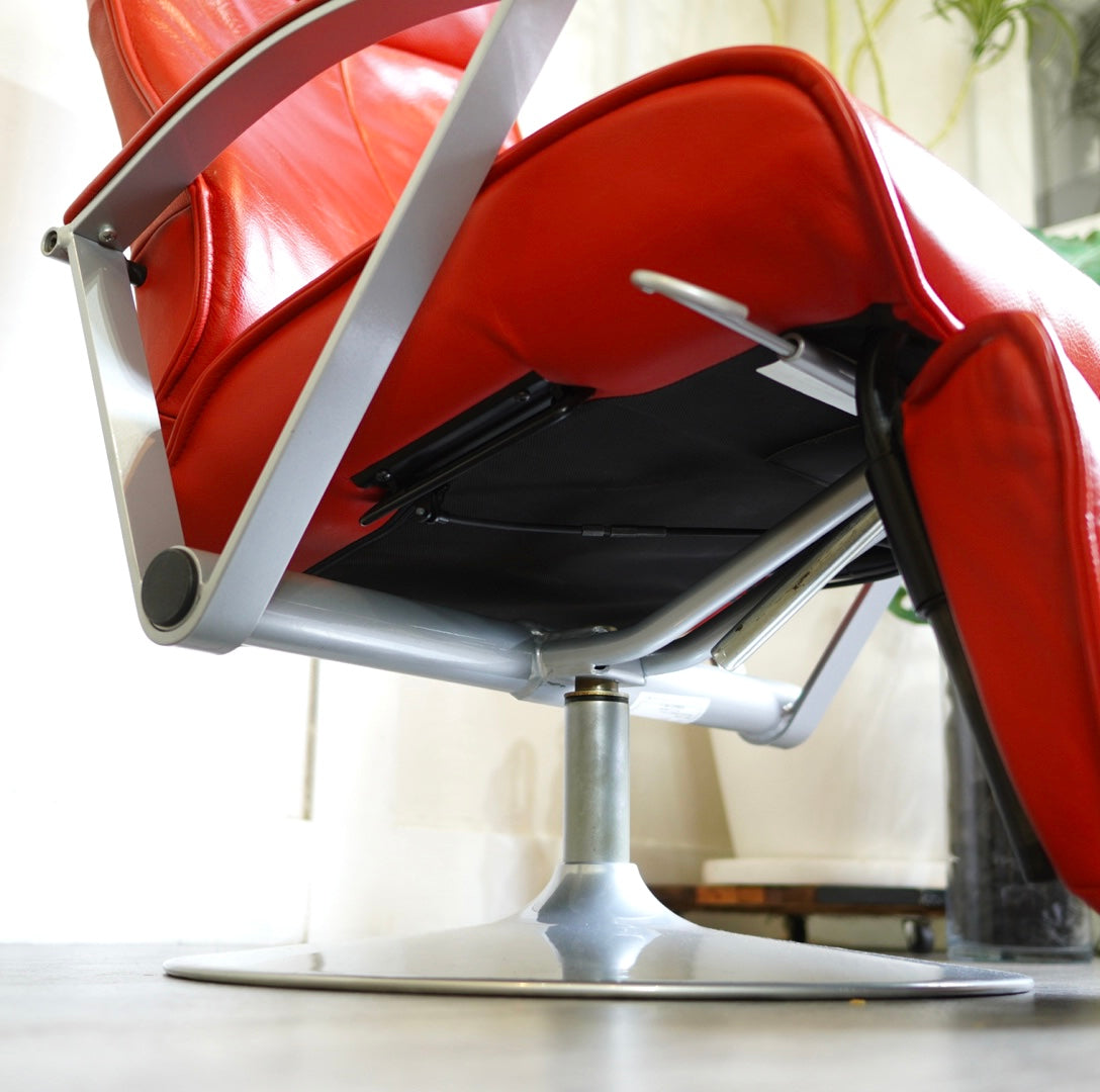 ケベ / KEBE リクライニングチェア フットレスト付 デンマーク