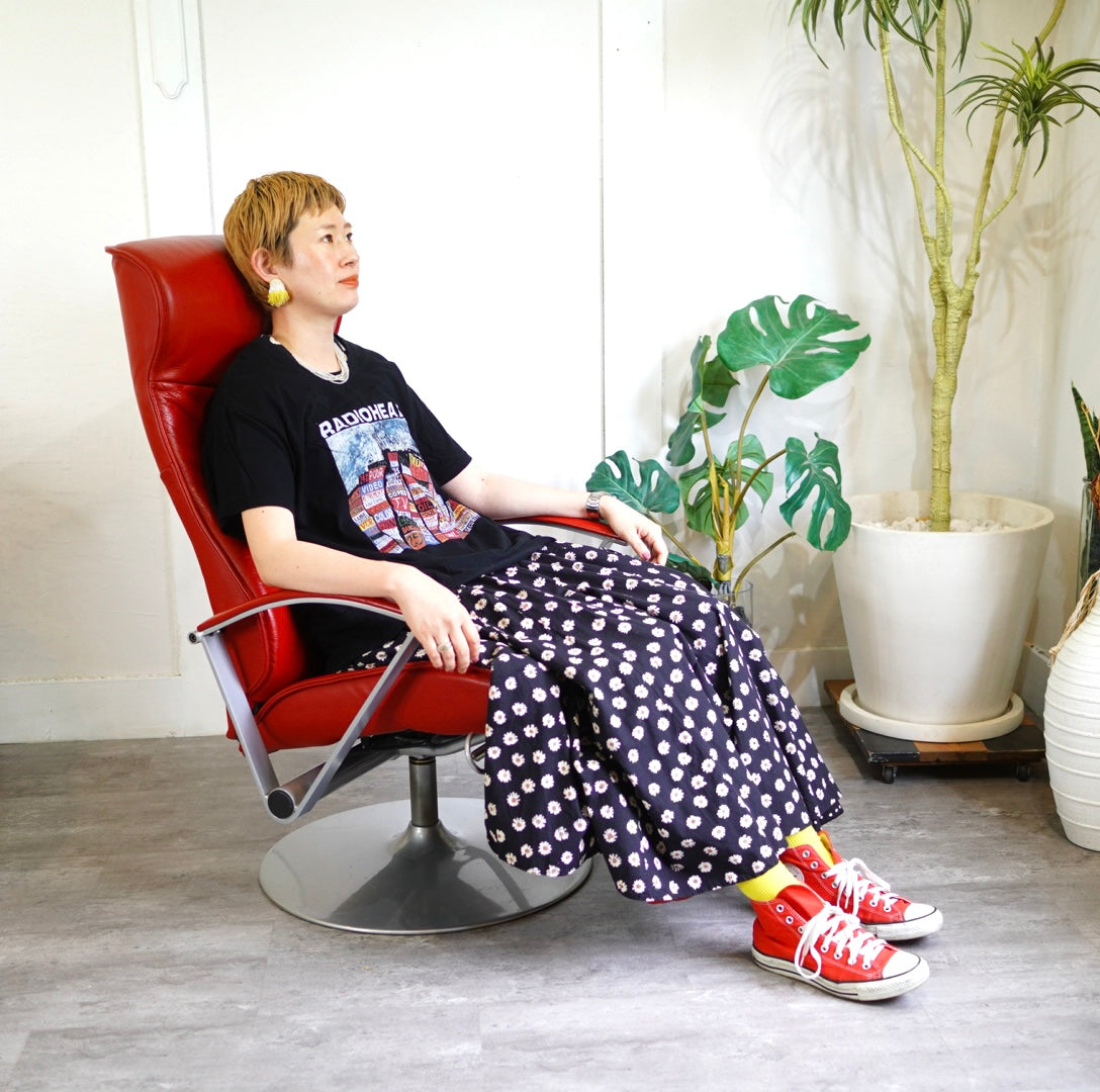 ケベ / KEBE リクライニングチェア フットレスト付 デンマーク