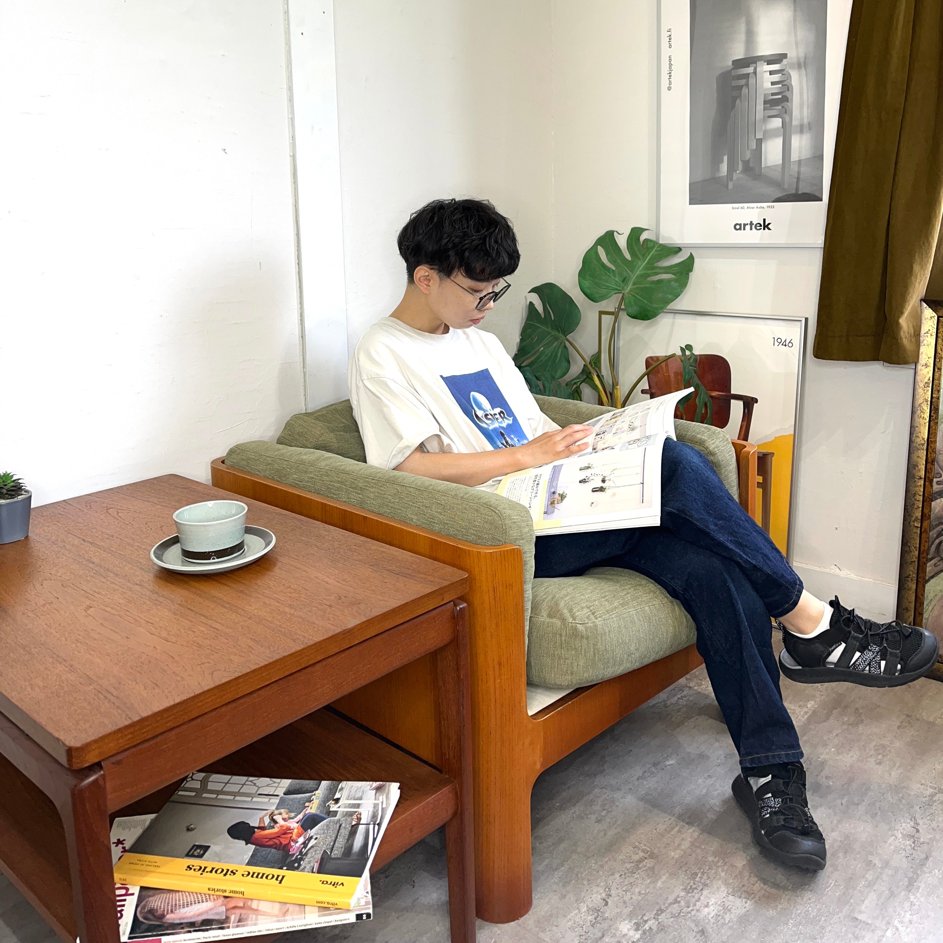 天童木工 / Tendo Haco 1Pソファ 剣持勇 ジャパニーズモダン ヴィンテージ