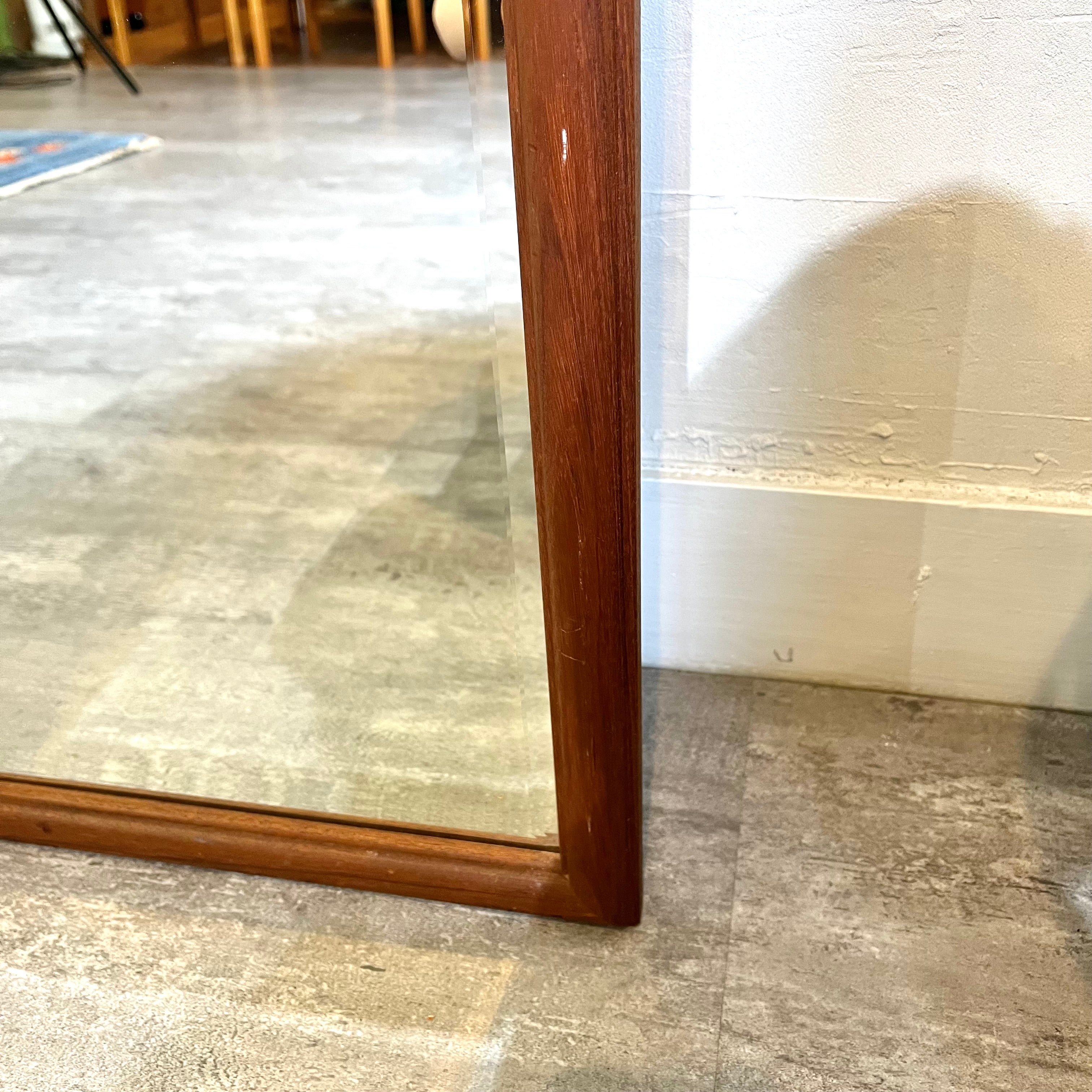 チークフレーム ヴィンテージミラー 鏡 姿見 150cm