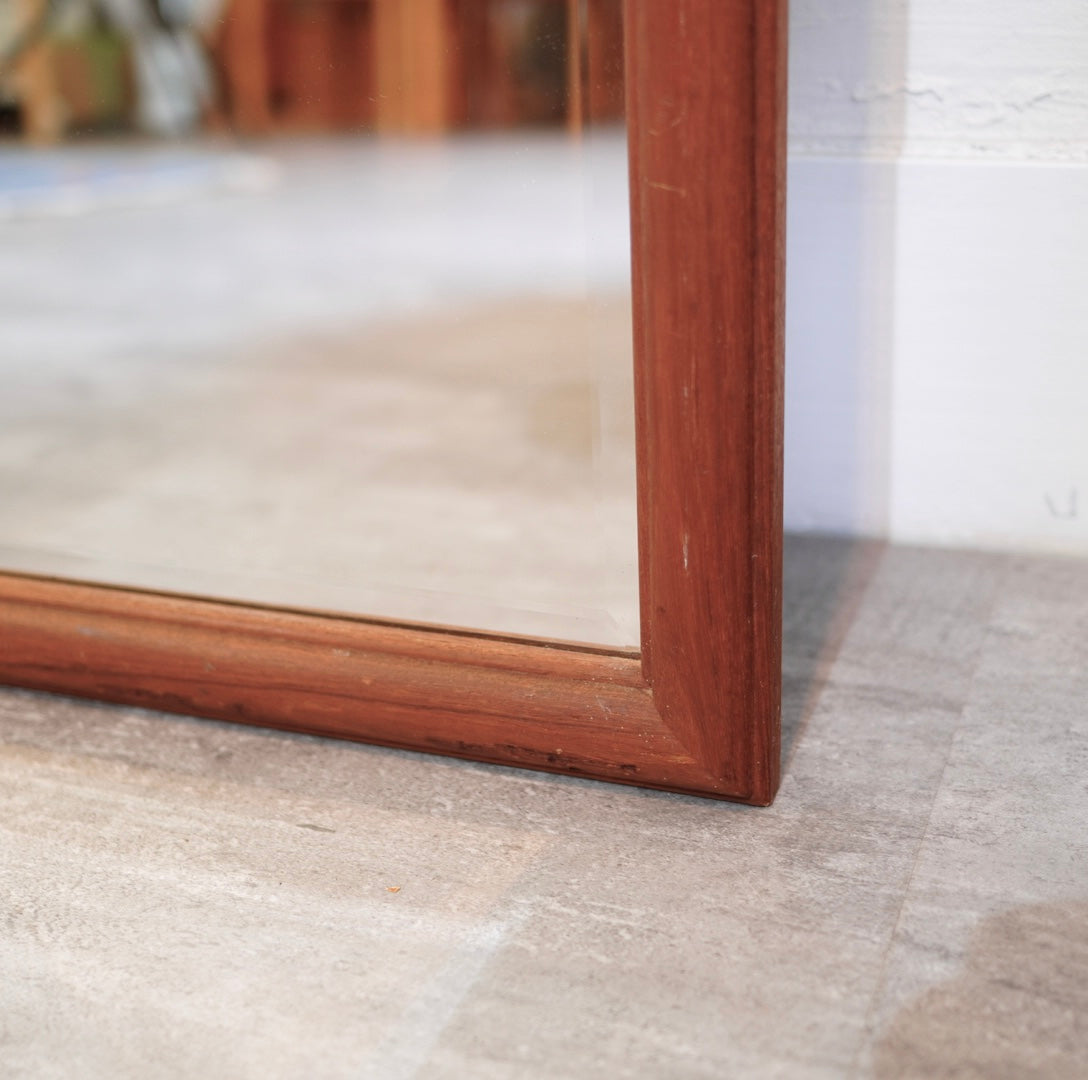 チークフレーム ヴィンテージミラー 鏡 姿見 150cm