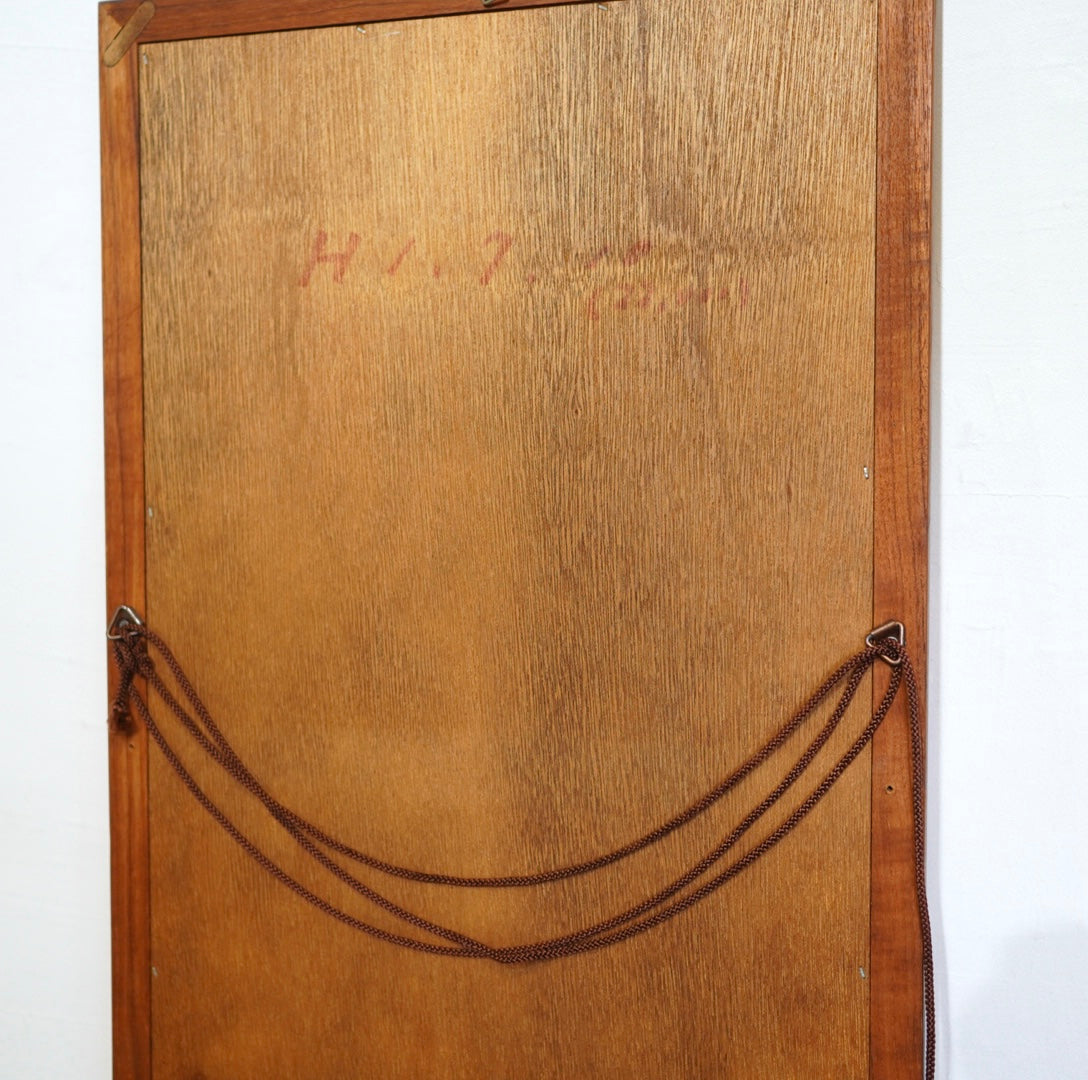 チークフレーム ヴィンテージミラー 鏡 姿見 150cm