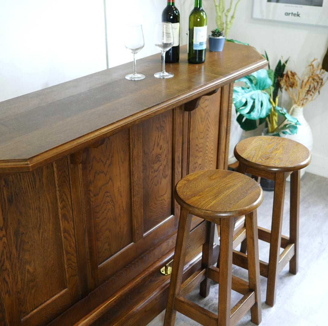 ナラ材 バーカウンター 作業台