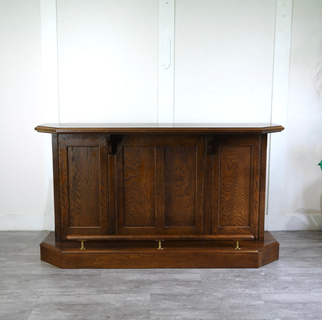 ナラ材 バーカウンター 作業台