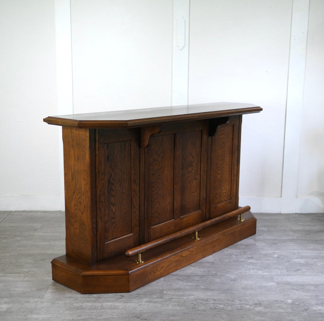 ナラ材 バーカウンター 作業台