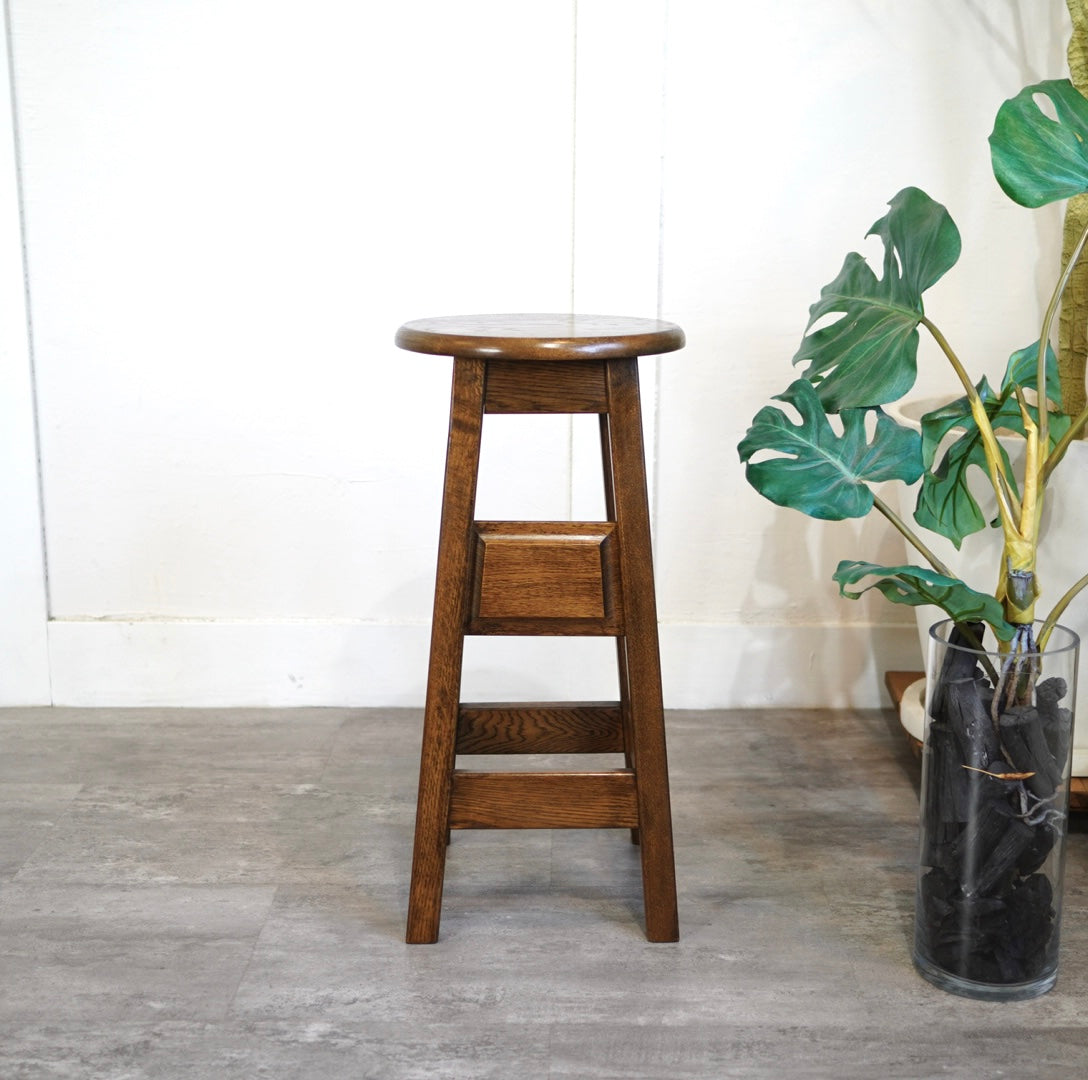 ナラ材 カウンタースツール ハイスツール