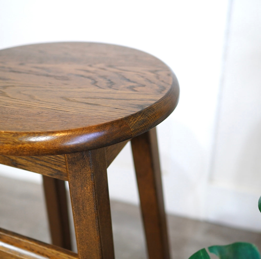 ナラ材 カウンタースツール ハイスツール