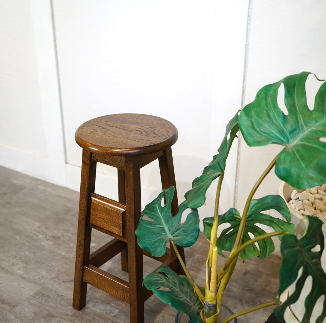 ナラ材 カウンタースツール ハイスツール