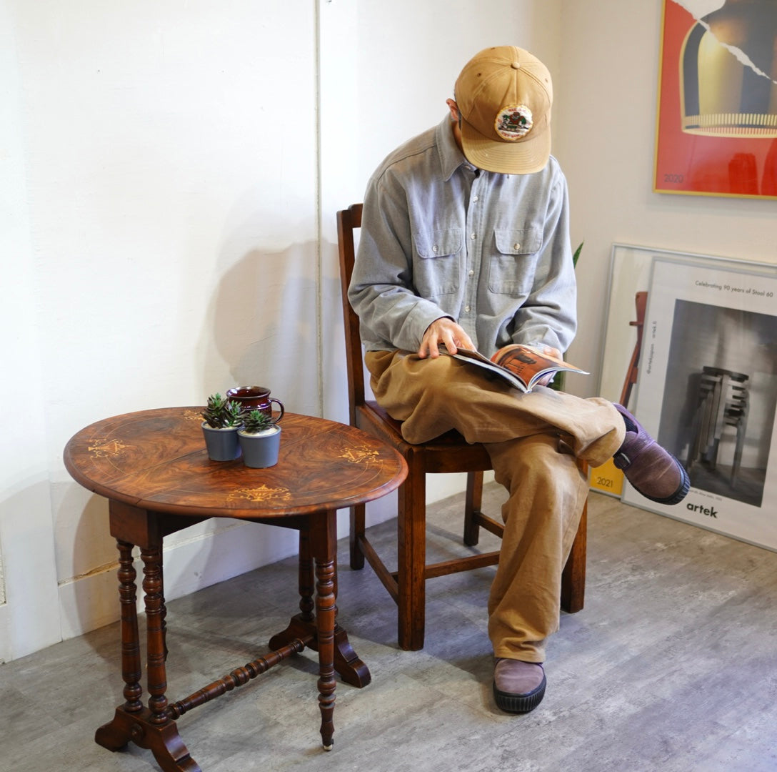 バタフライ サイドテーブル ヴィクトリアン 英国アンティーク