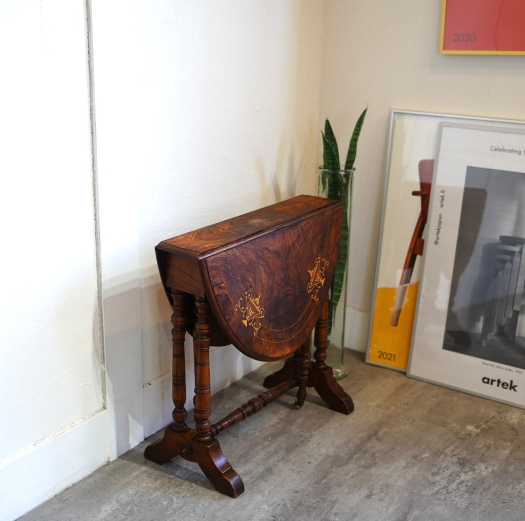 バタフライ サイドテーブル ヴィクトリアン 英国アンティーク