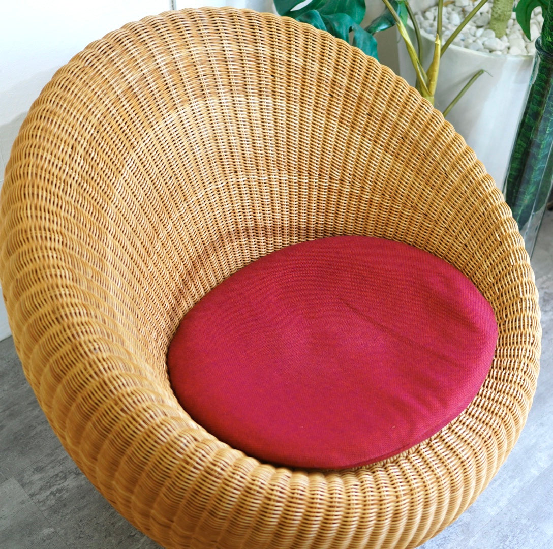 山川ラタン 剣持勇 アームレスチェア ヴィンテージ