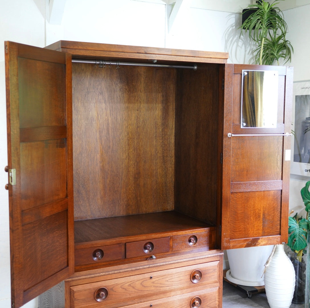 辰巳木工  洋服箪笥 ワードローブ 吉田璋也 ヴィンテージ