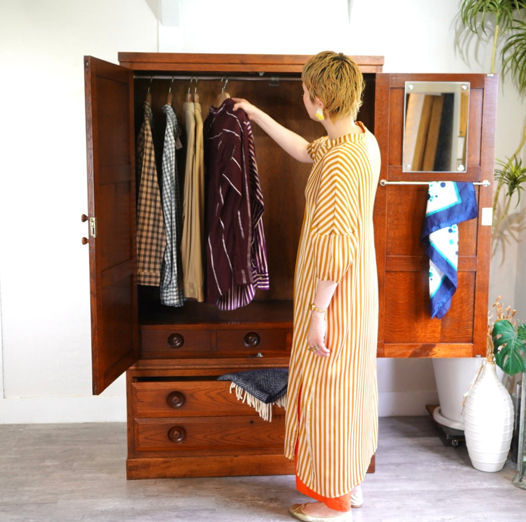 辰巳木工  洋服箪笥 ワードローブ 吉田璋也 ヴィンテージ