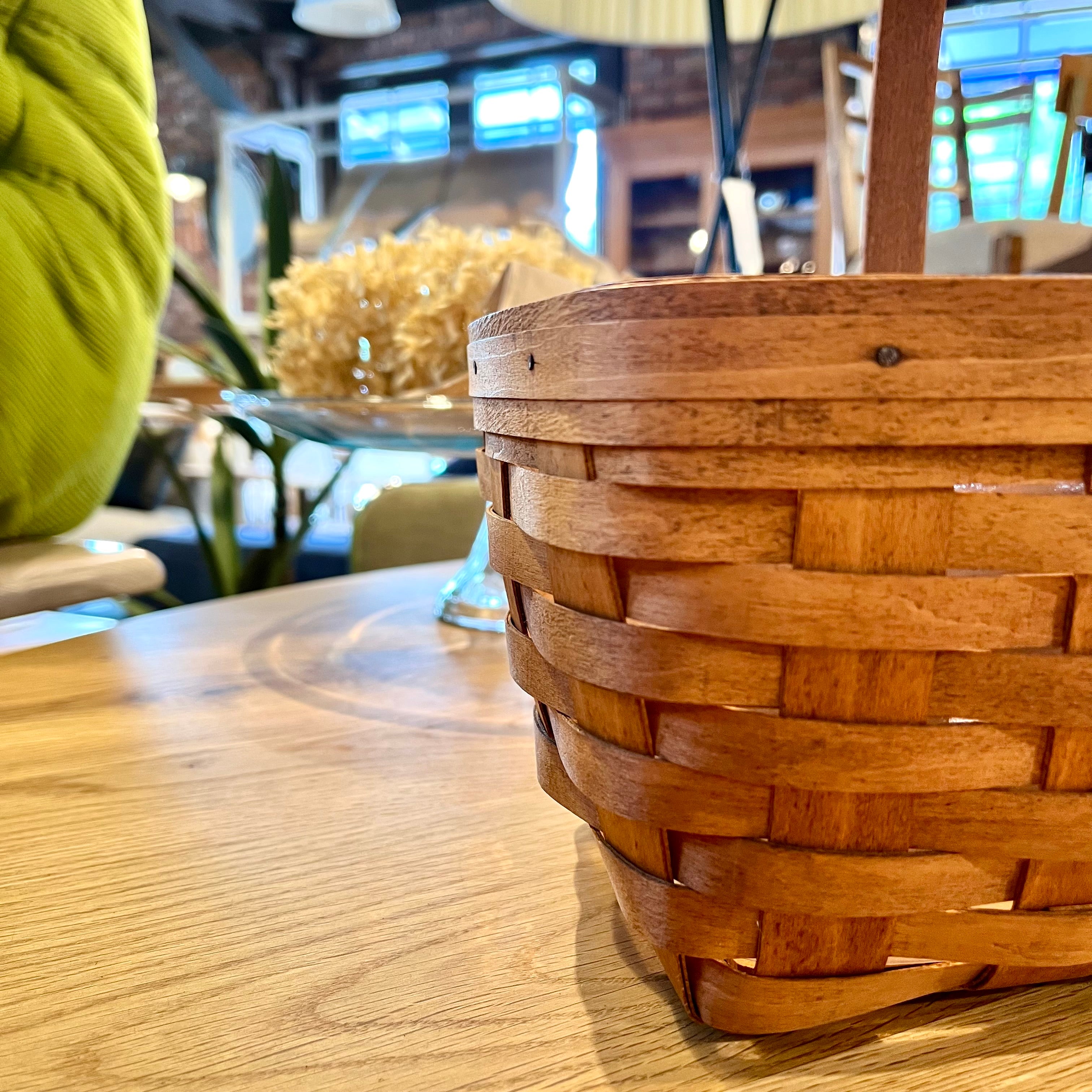 ロンガバーガー/Longaberger バスケット 中 横長【2a】 かご カントリー