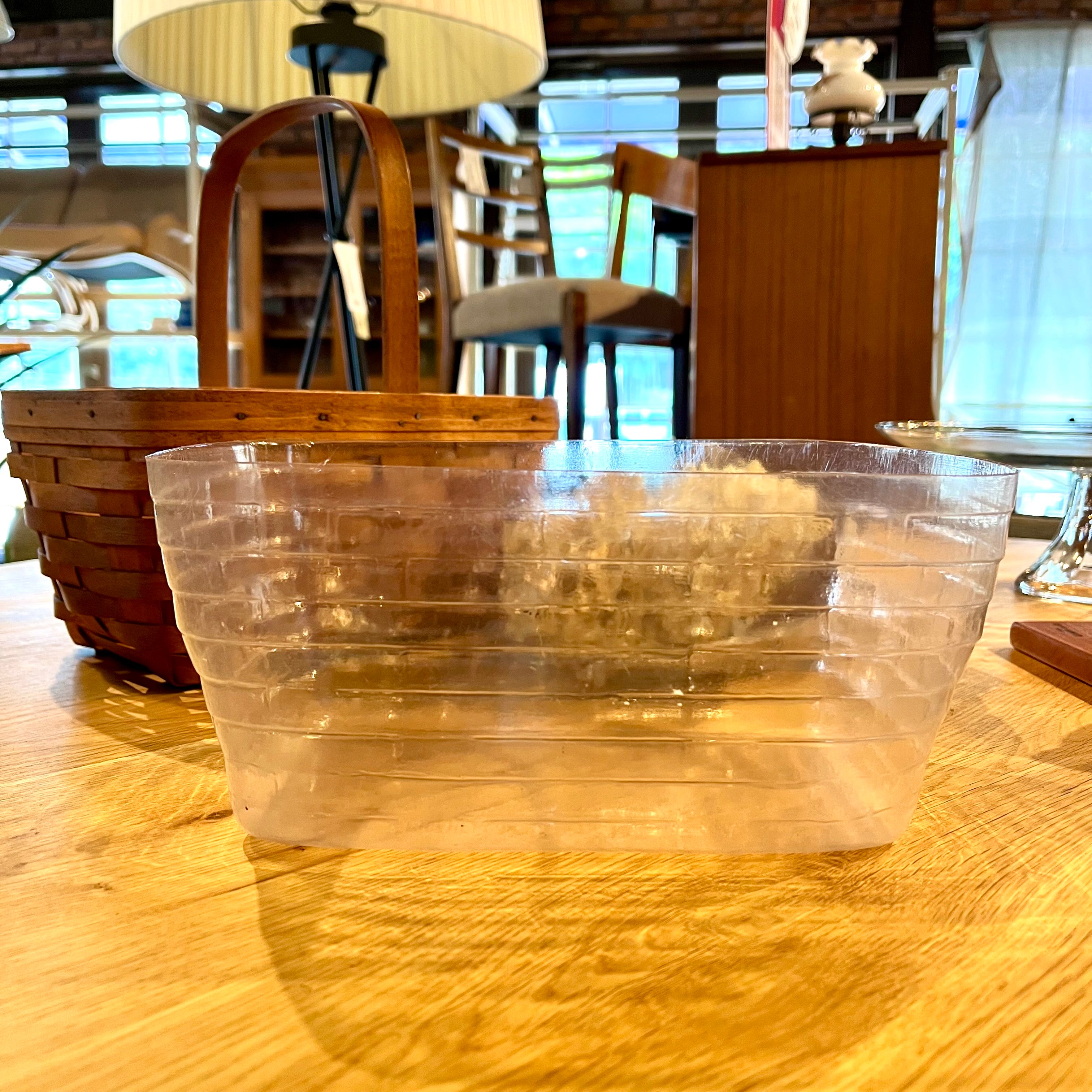 ロンガバーガー/Longaberger バスケット 中 横長【2a】 かご カントリー