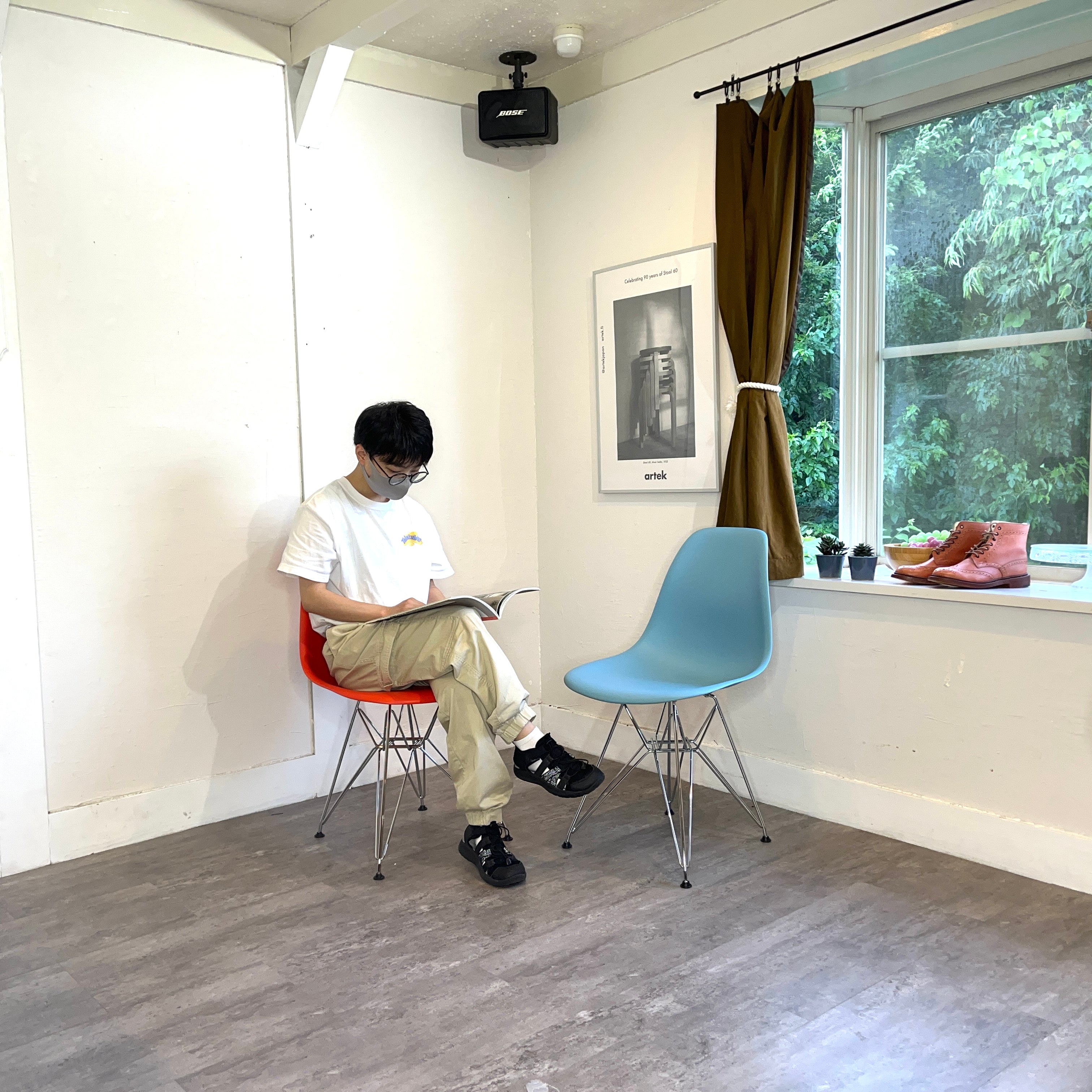 ハーマンミラー / Herman Miller サイドシェルチェア チャールズ&レイ・イームズ ワイヤーベース