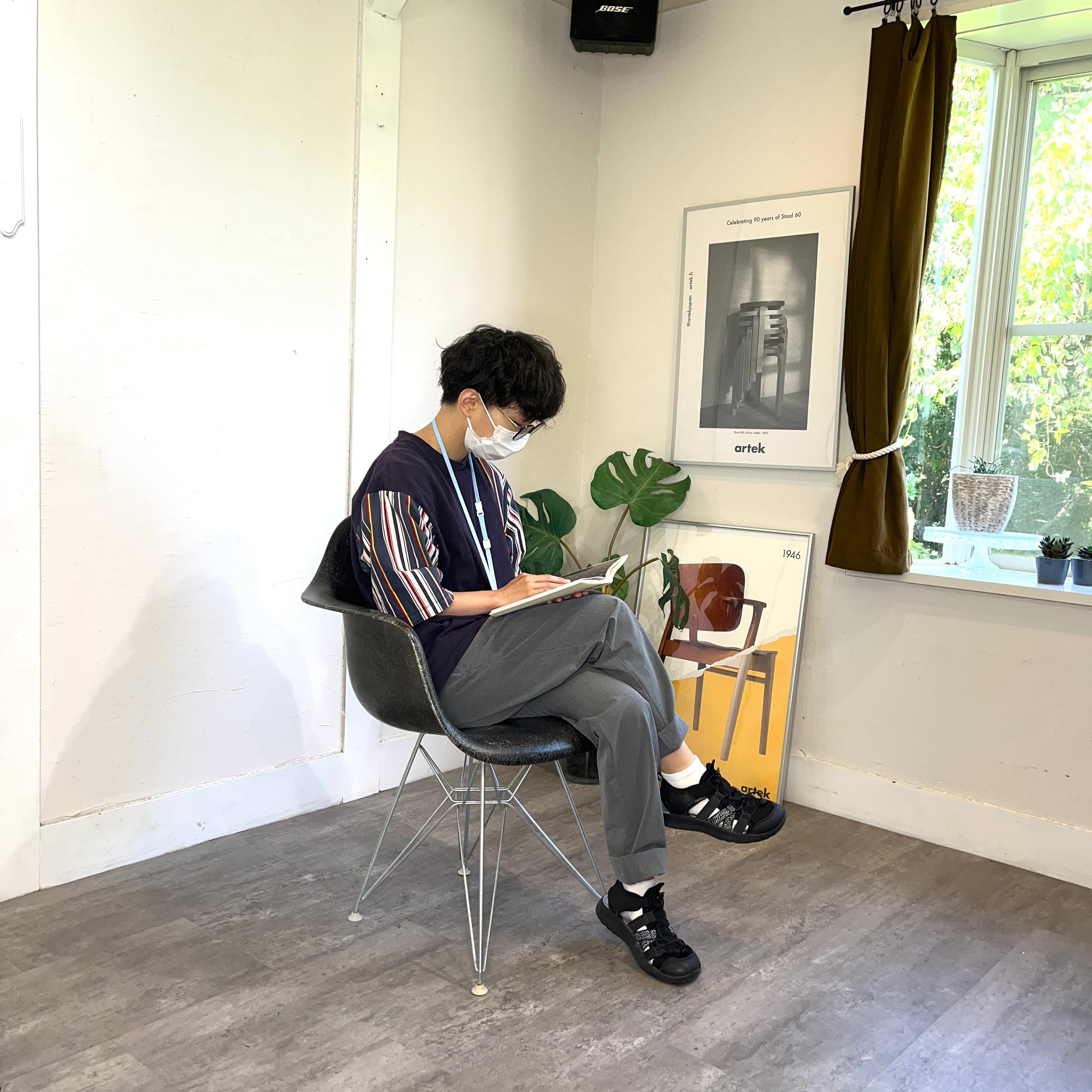 ハーマンミラー / Herman Miller アームシェルチェア エッフェルベース ブラック / Arm Shell Eiffel black チャールズ&レイ イームズ / Charles & Ray Eames