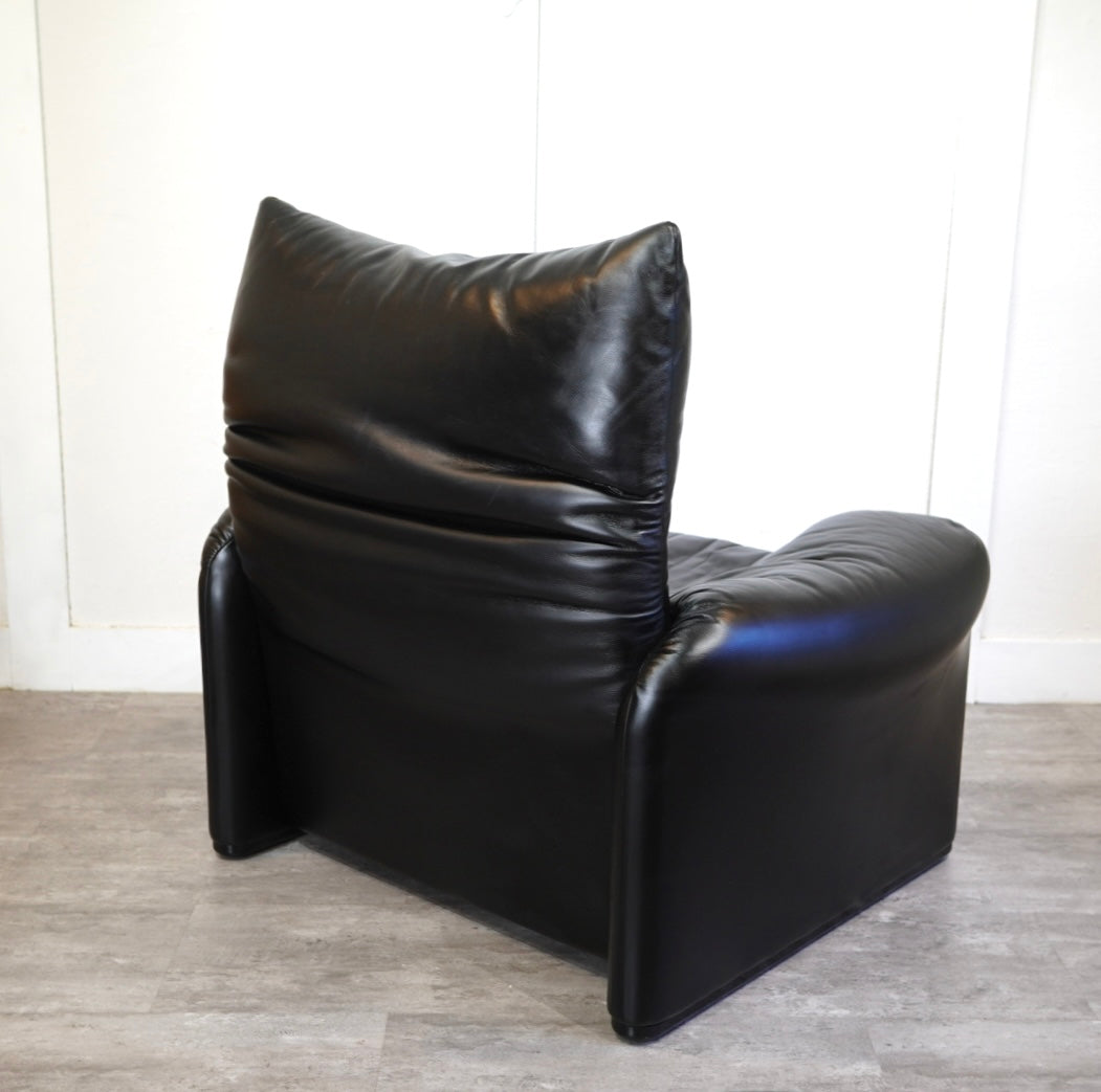 カッシーナ / Cassina 675-1P マラルンガ 本革 1人掛け ソファ ヴィコ・マジストレッティ