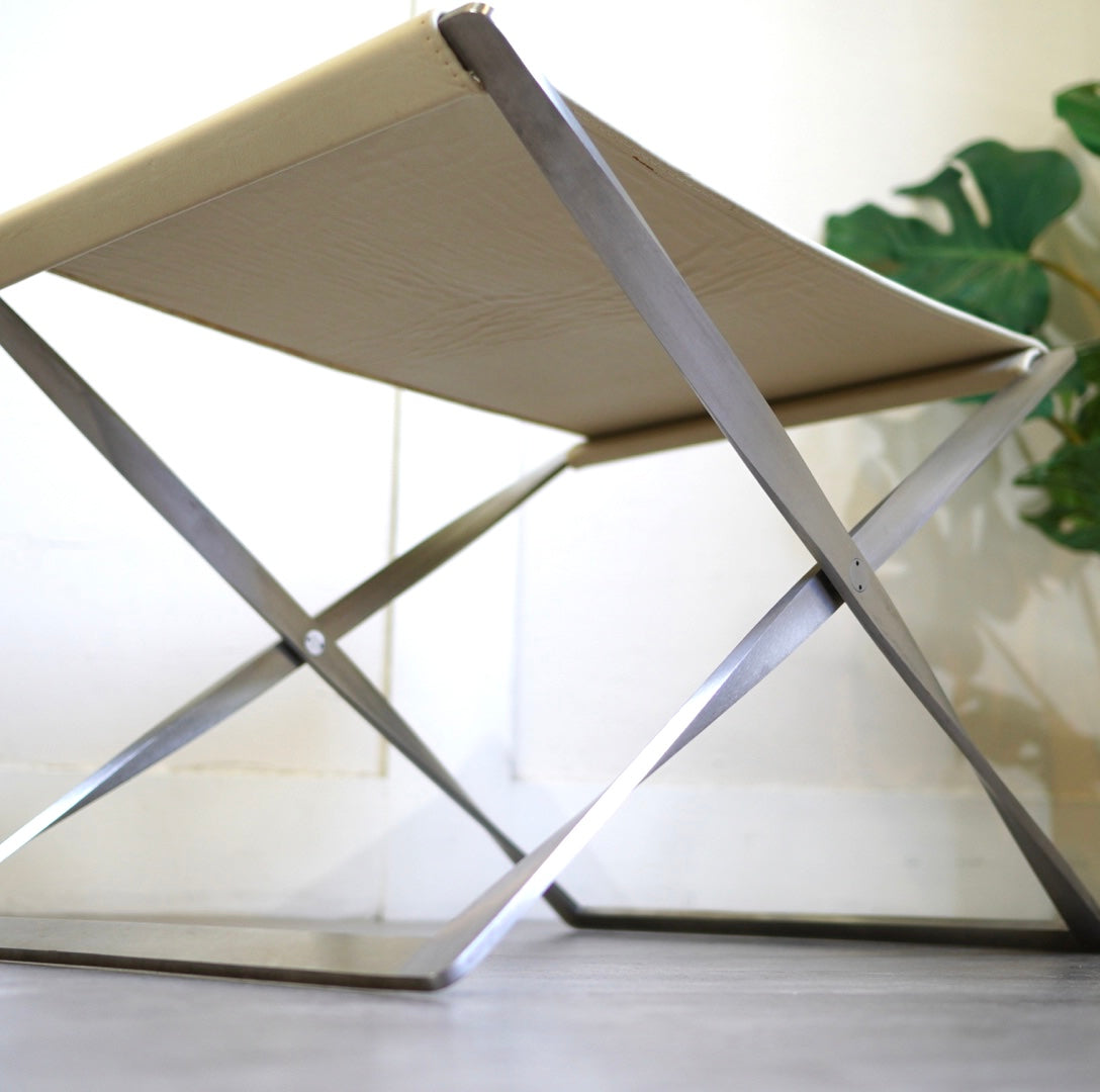 フリッツ・ハンセン / FRITZ HANSEN PK91 スツール ポールケアホルム 革 北欧 デンマーク
