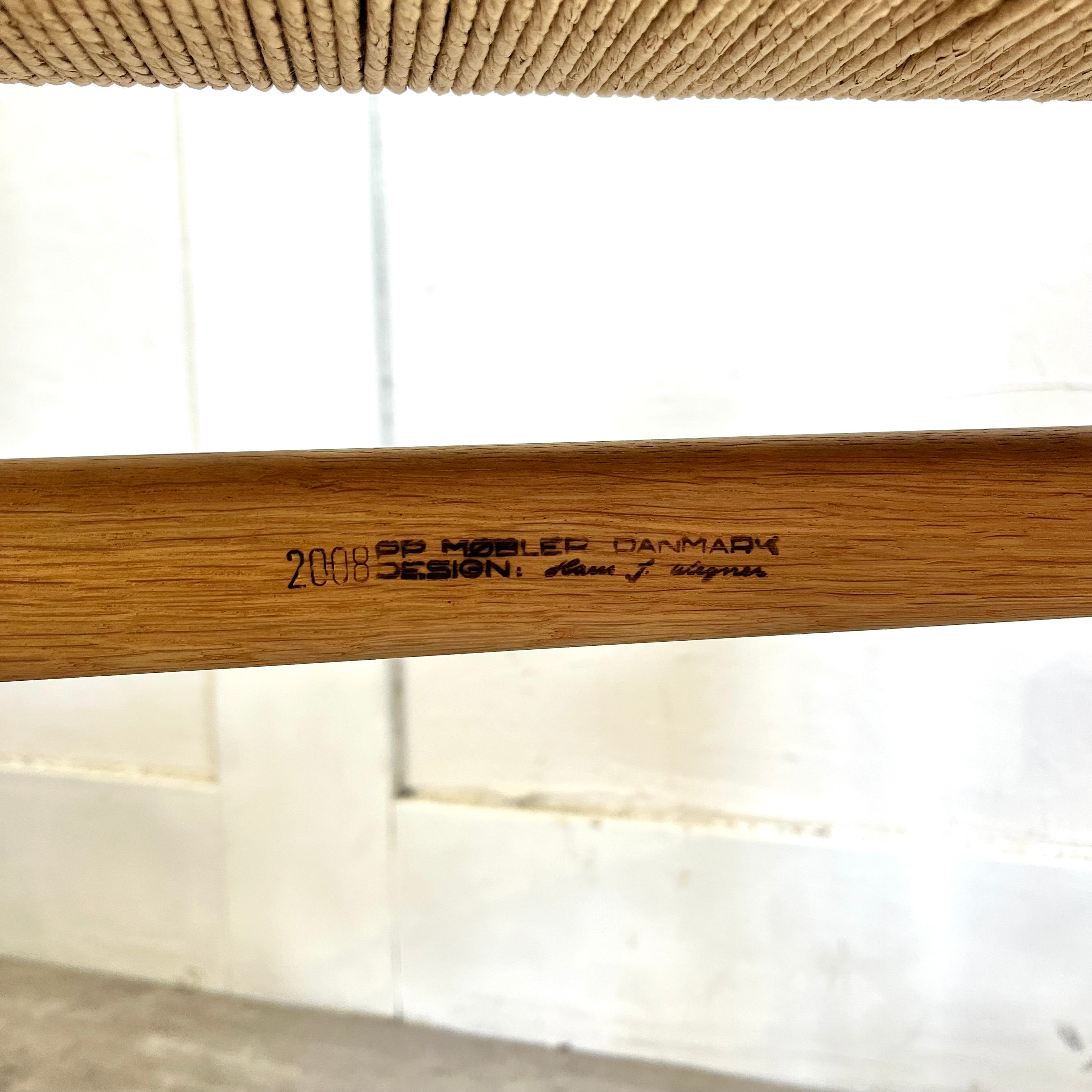 PPモブラー / PP MØBLER PP68チェア ハンス・J・ウェグナー オーク材 ペーパーコード