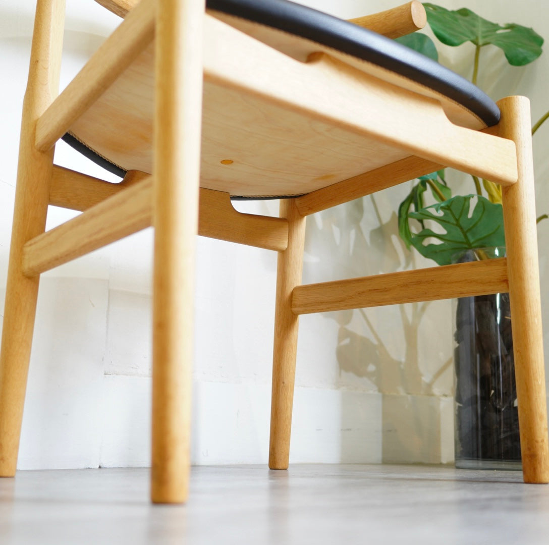 PPモブラー / PP MØBLER PP58チェア ハンス・J・ウェグナー オーク材 本革