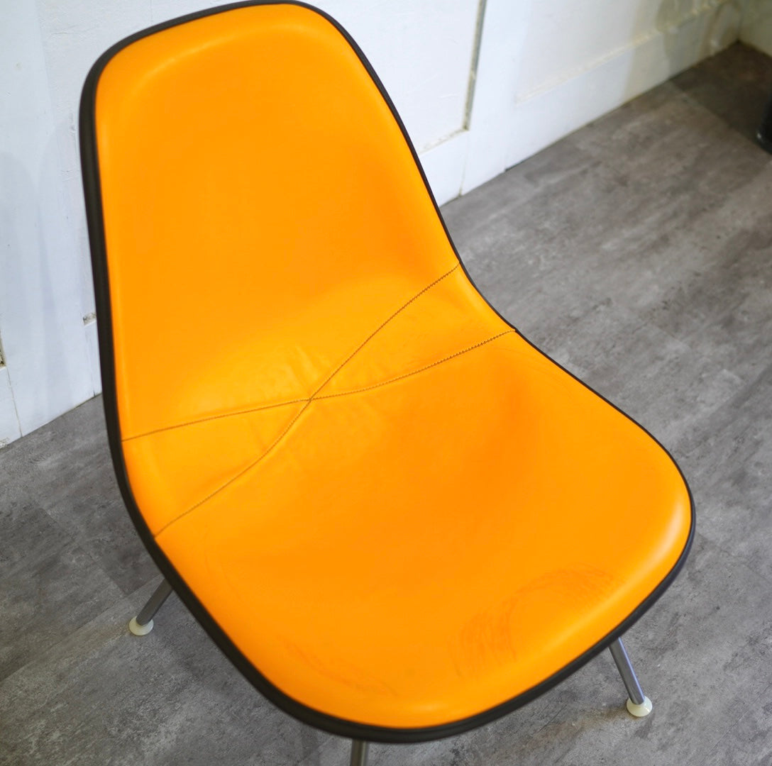 ハーマンミラー / Herman Miller サイドシェルチェア ナウガレザー チャールズ&レイ・イームズ ヴィンテージ