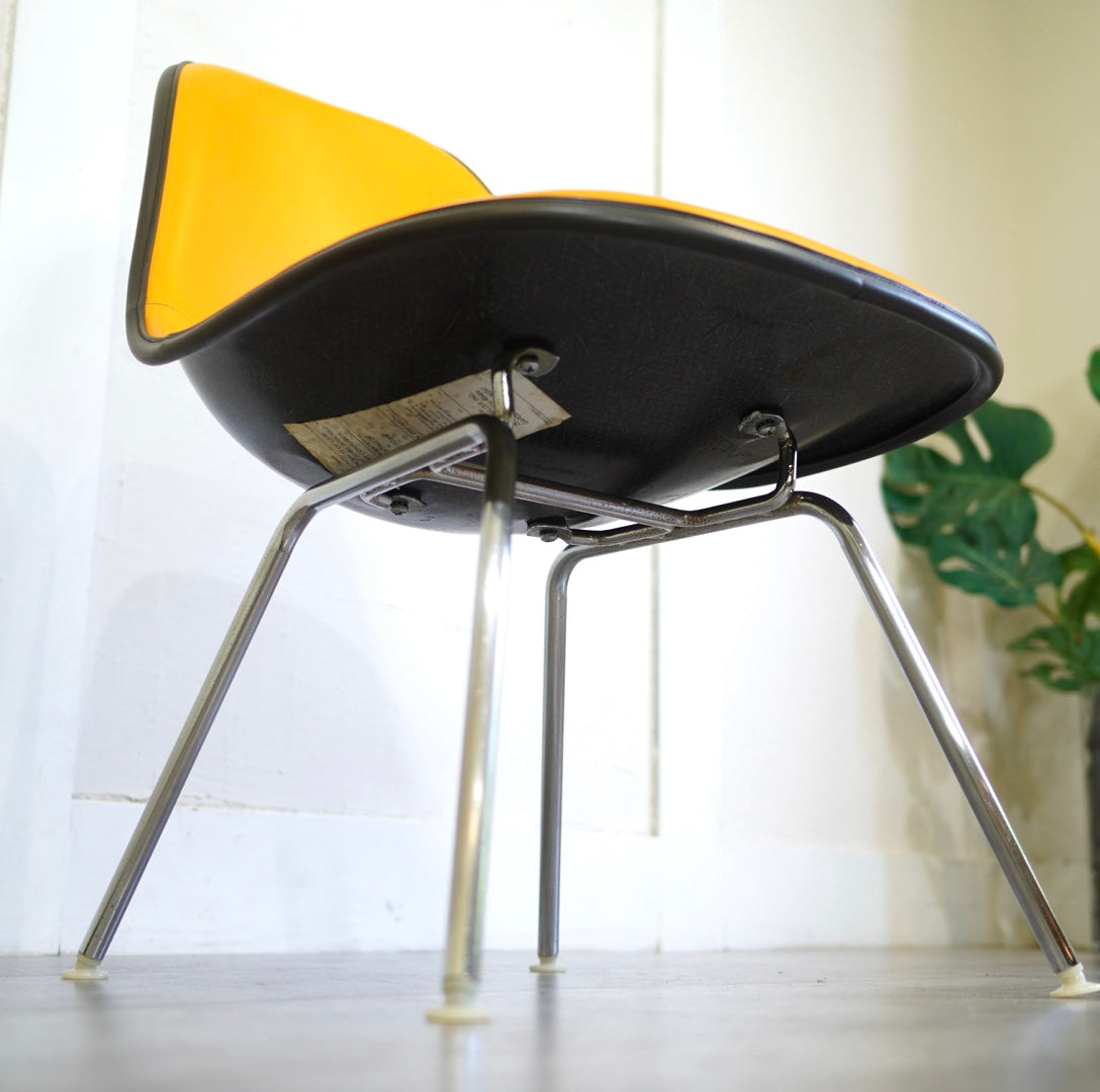 ハーマンミラー / Herman Miller サイドシェルチェア ナウガレザー チャールズ&レイ・イームズ ヴィンテージ
