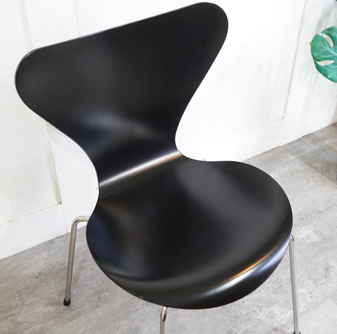 フリッツハンセン / FRITZ HANSEN セブンチェア / sevenchair ラッカー ブラック アルネ・ヤコブセン