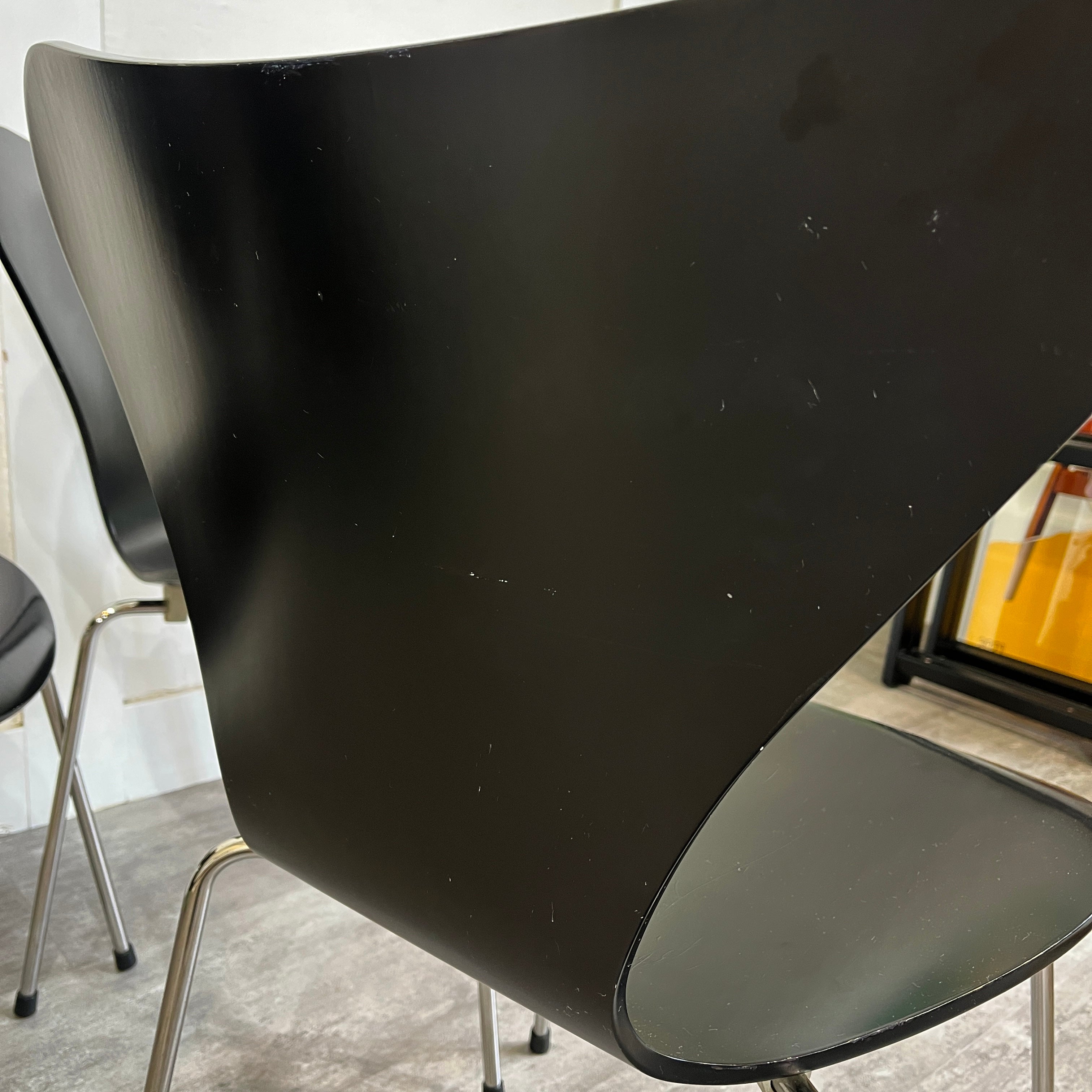 フリッツハンセン / FRITZ HANSEN セブンチェア / sevenchair ラッカー ブラック アルネ・ヤコブセン