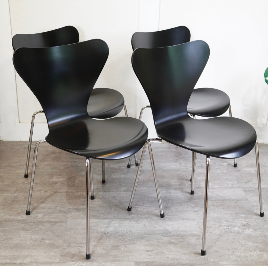 フリッツハンセン / FRITZ HANSEN セブンチェア / sevenchair ラッカー ブラック アルネ・ヤコブセン