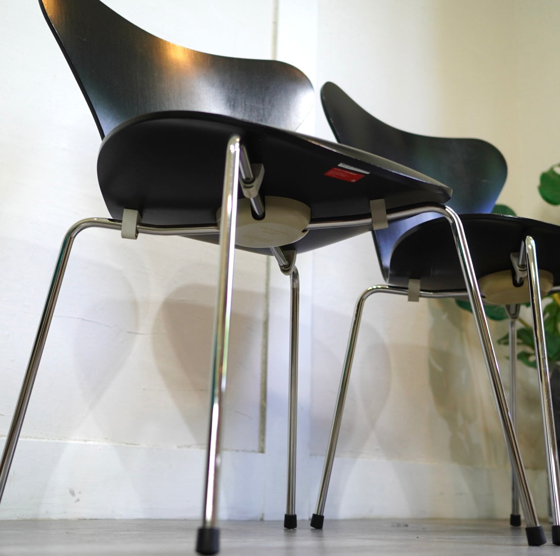 フリッツ・ハンセン / FRITZ HANSEN セブンチェア / seven chair カラードアッシュ ブラック アルネ・ヤコブセン 北欧