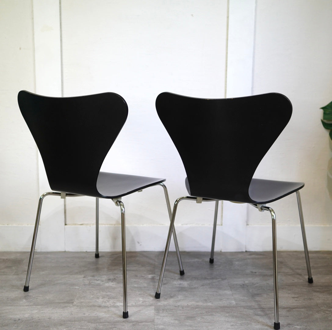 フリッツ・ハンセン / FRITZ HANSEN セブンチェア / seven chair カラードアッシュ ブラック アルネ・ヤコブセン 北欧