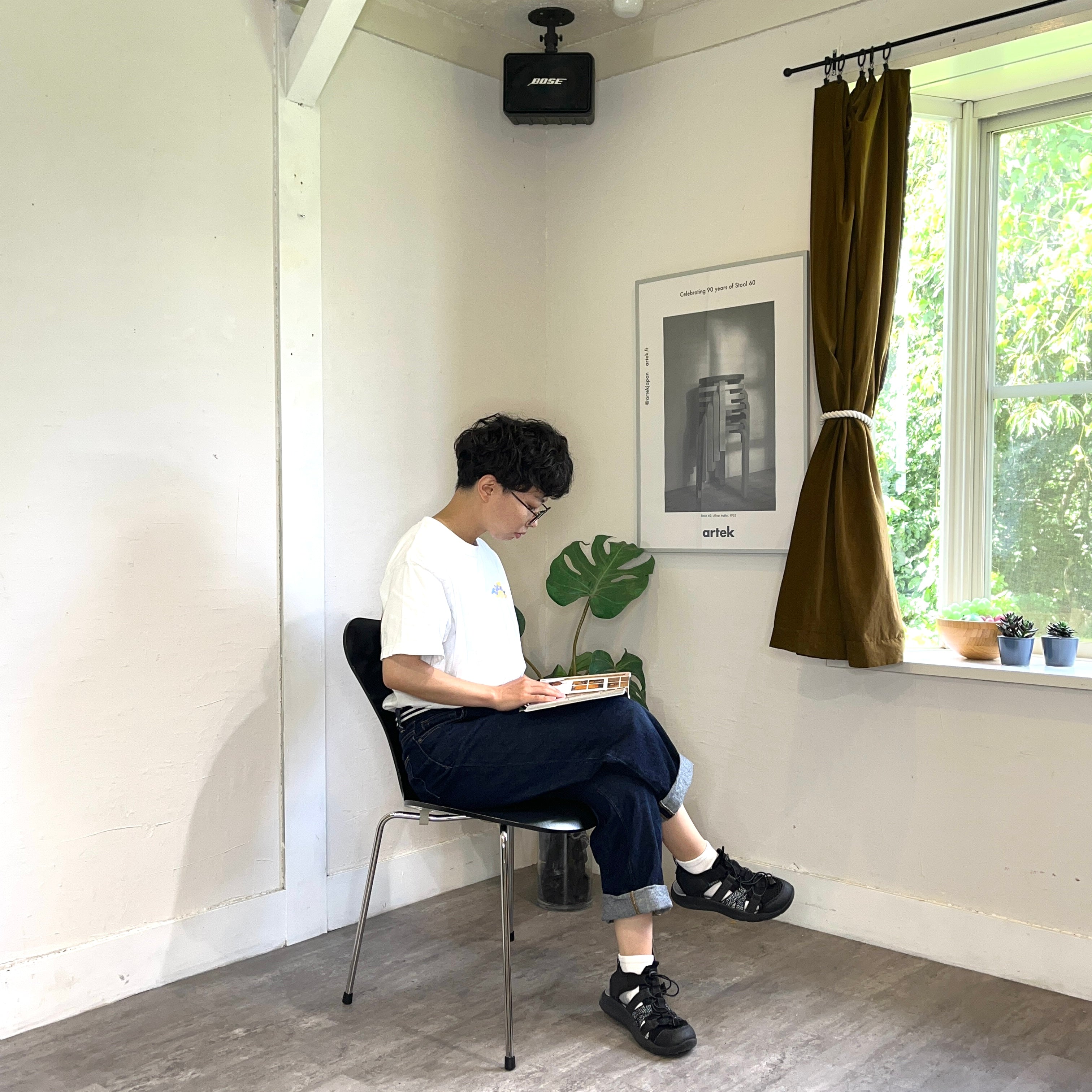 フリッツ・ハンセン / FRITZ HANSEN セブンチェア / seven chair カラードアッシュ ブラック アルネ・ヤコブセン 北欧
