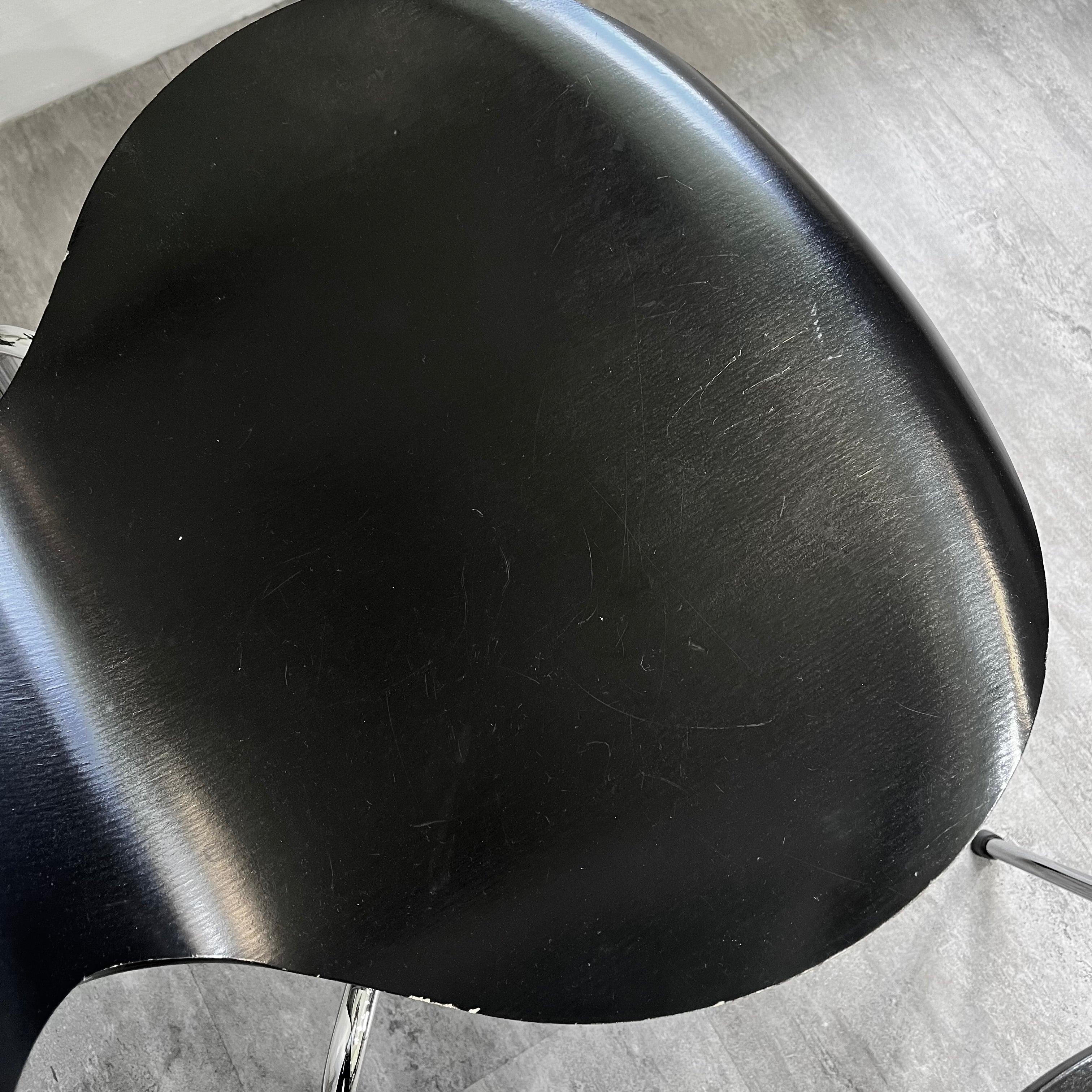 フリッツ・ハンセン / FRITZ HANSEN セブンチェア / seven chair カラードアッシュ ブラック アルネ・ヤコブセン 北欧
