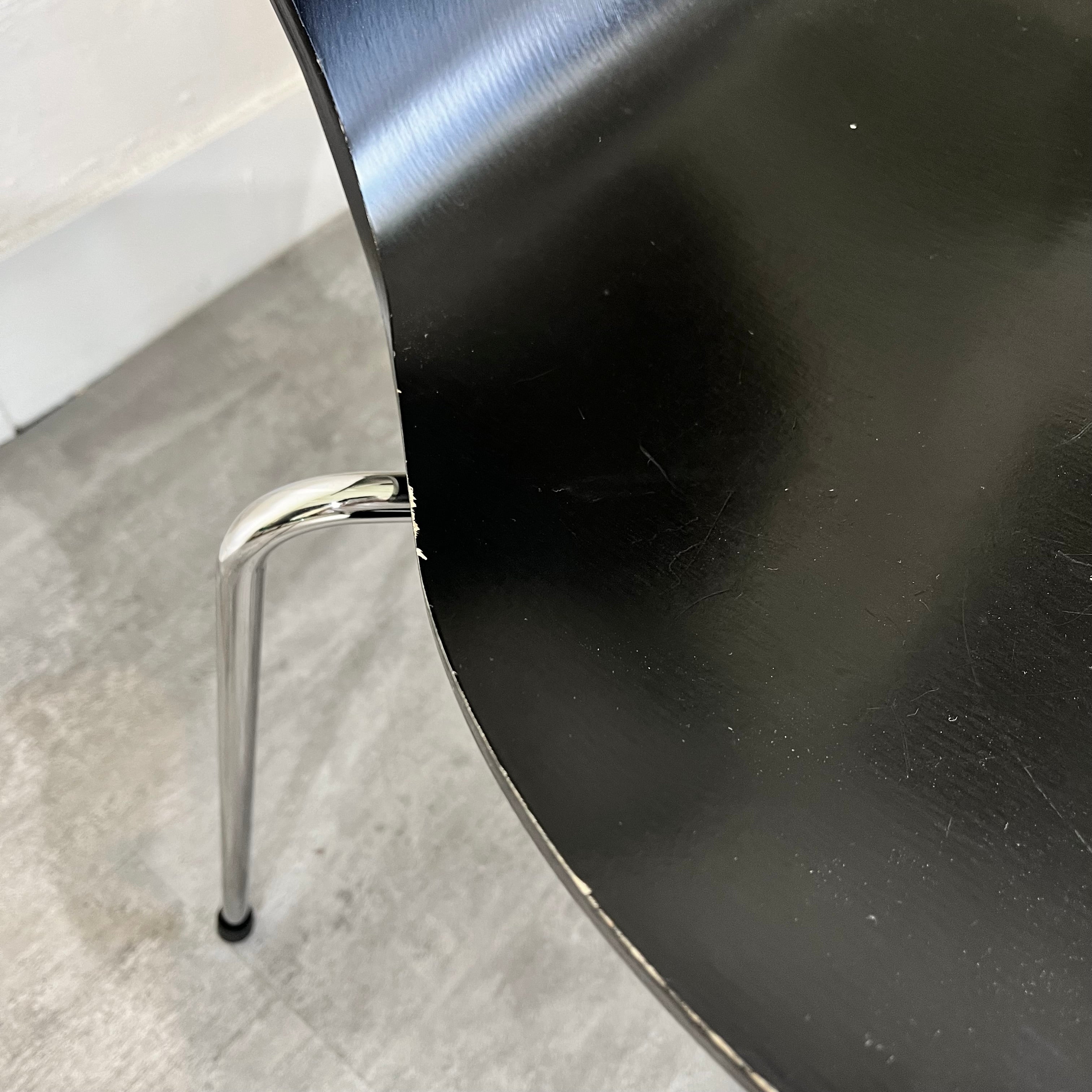 フリッツ・ハンセン / FRITZ HANSEN セブンチェア / seven chair カラードアッシュ ブラック アルネ・ヤコブセン 北欧
