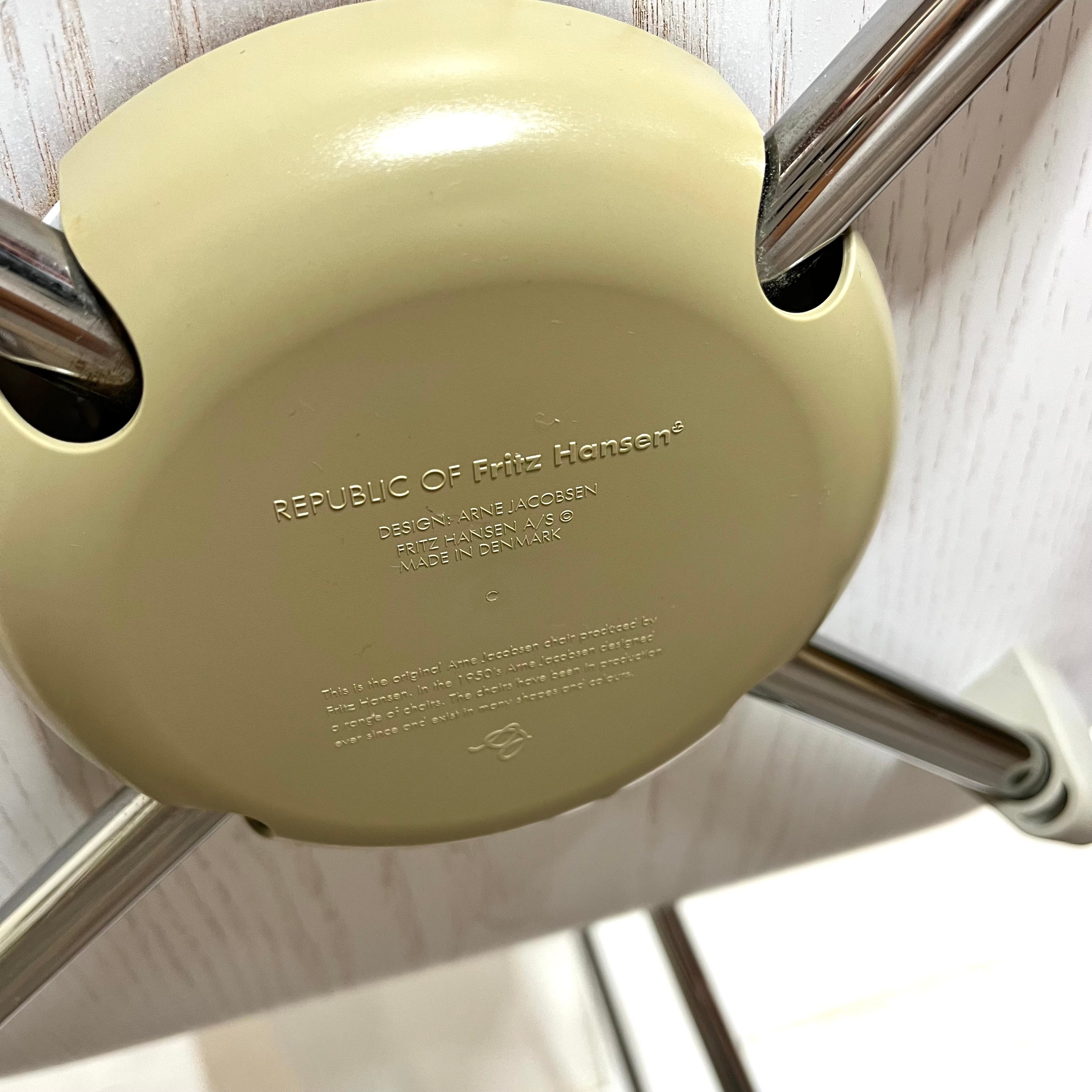フリッツ・ハンセン / FRITZ HANSEN セブンチェア / seven chair カラードアッシュ ホワイト アルネ・ヤコブセン 北欧