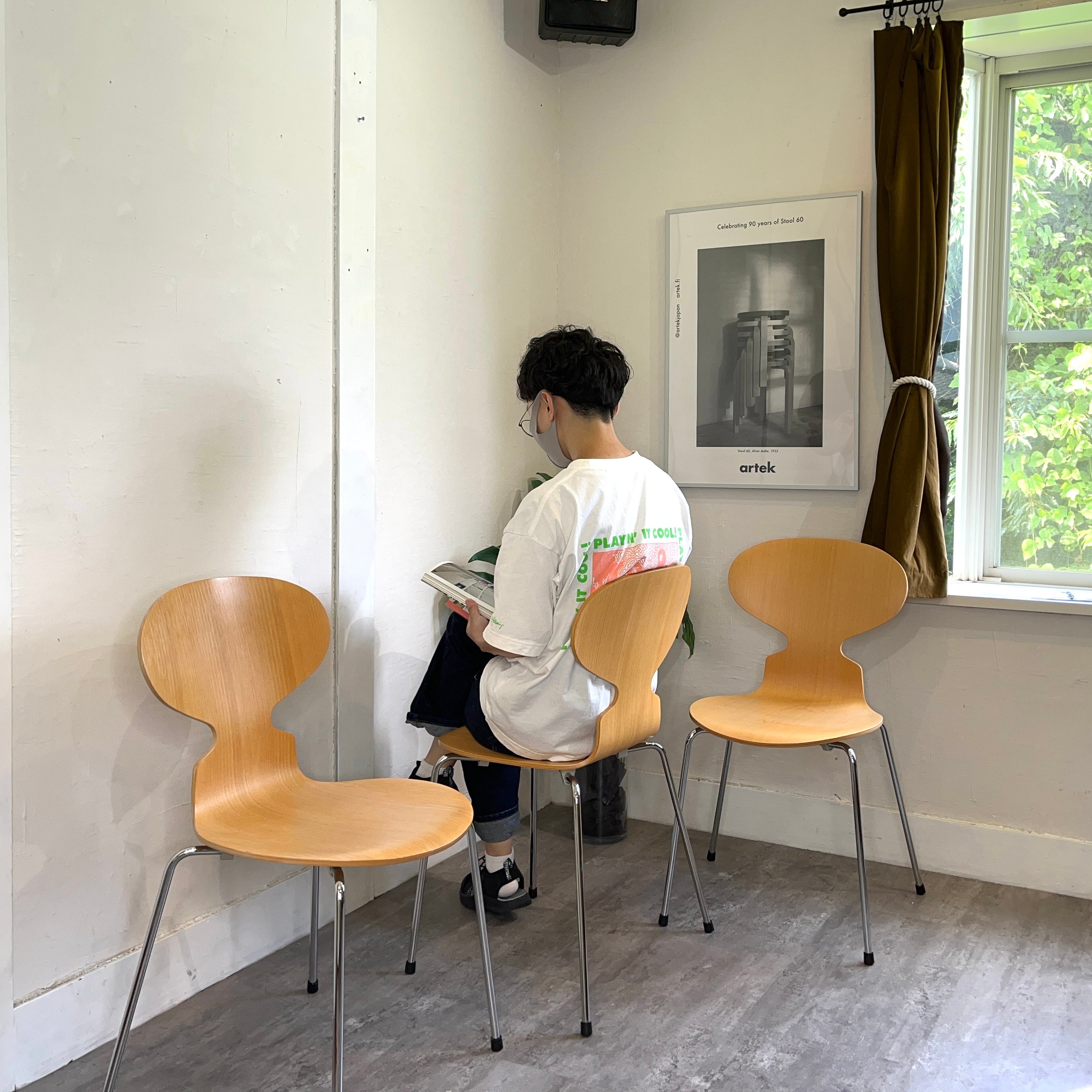 フリッツハンセン / FRITZ HANSEN アントチェア / antchair ナチュラルウッド ビーチ アルネ・ヤコブセン